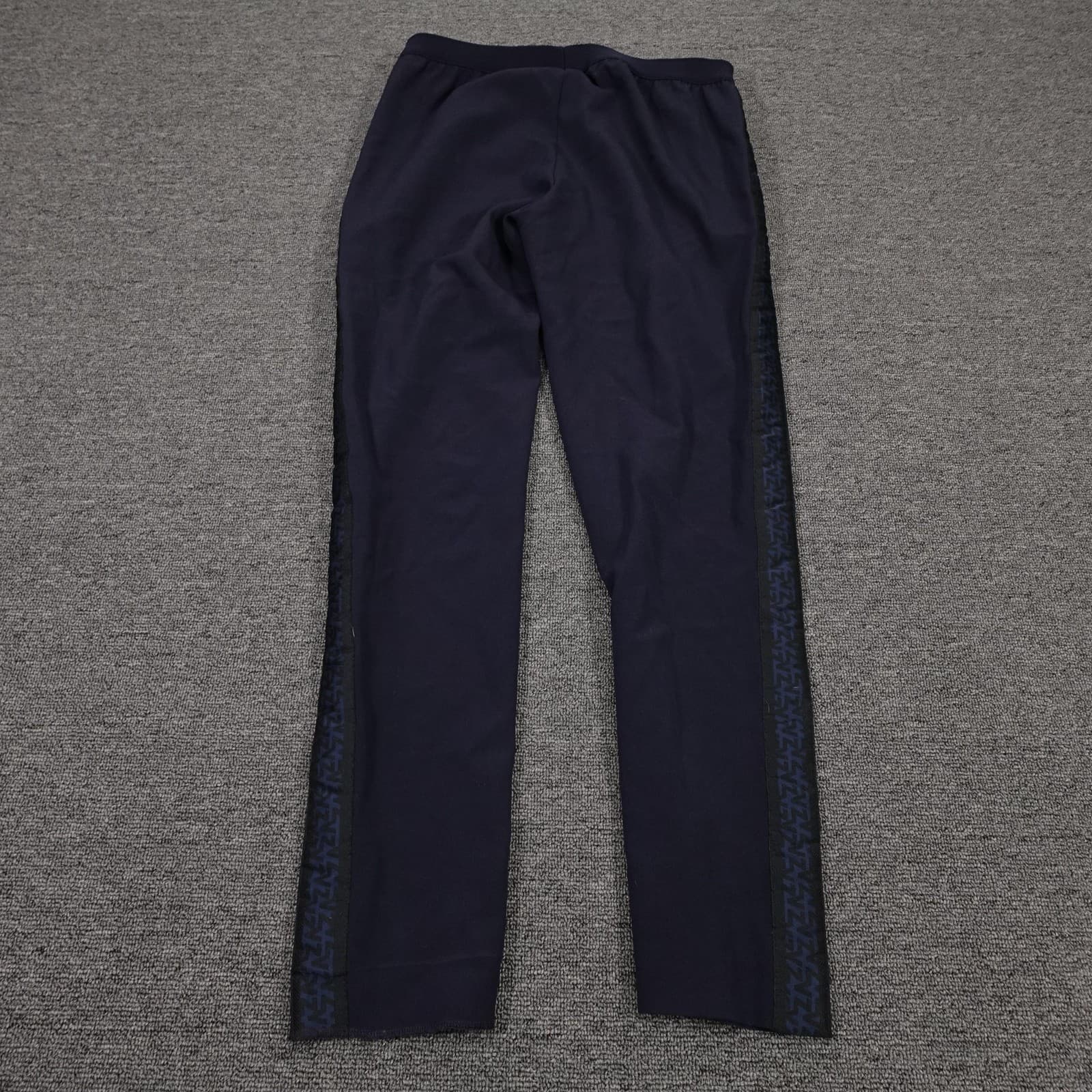 Zadig & Voltaire Pants Womens 38 Blue Paula Track Elastic Waist Logo Tape - Thumbnail 5