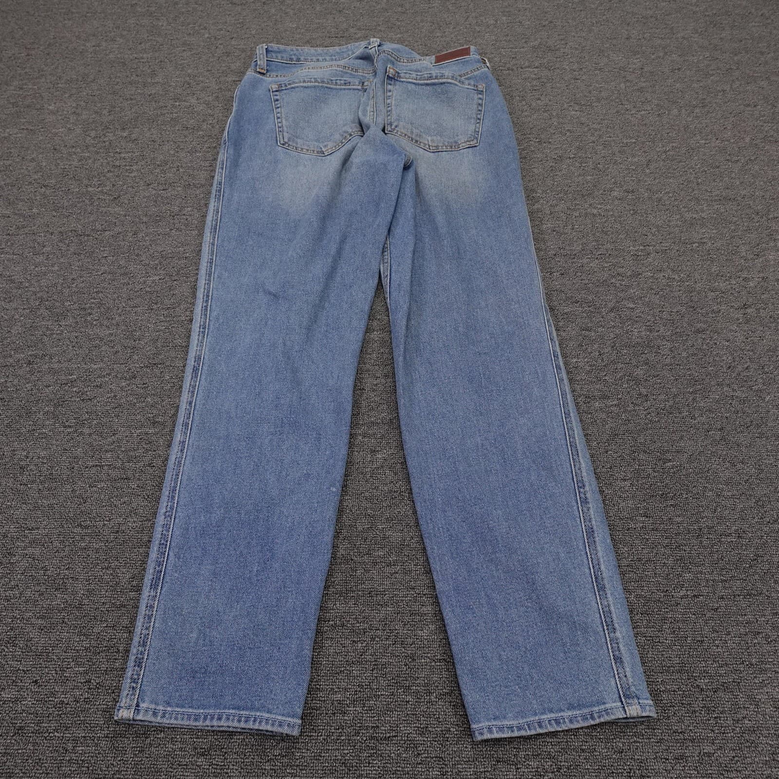 Hollister Ultra High-Rise Mom Jeans Juniors 11R Blue Medium Wash 30x27 - Thumbnail 3