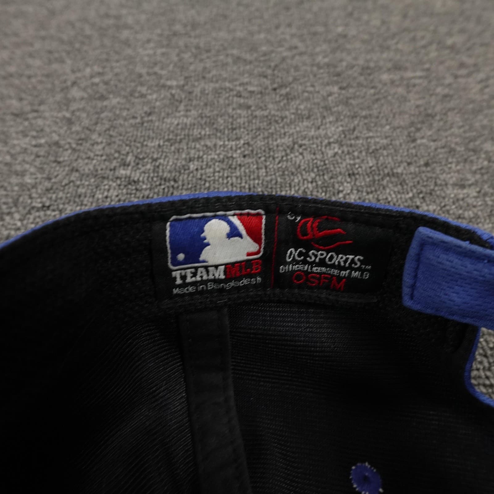 Chicago Cubs Hat Cap Strap Back Mens One Size Blue MLB Baseball OC Sports - Thumbnail 8