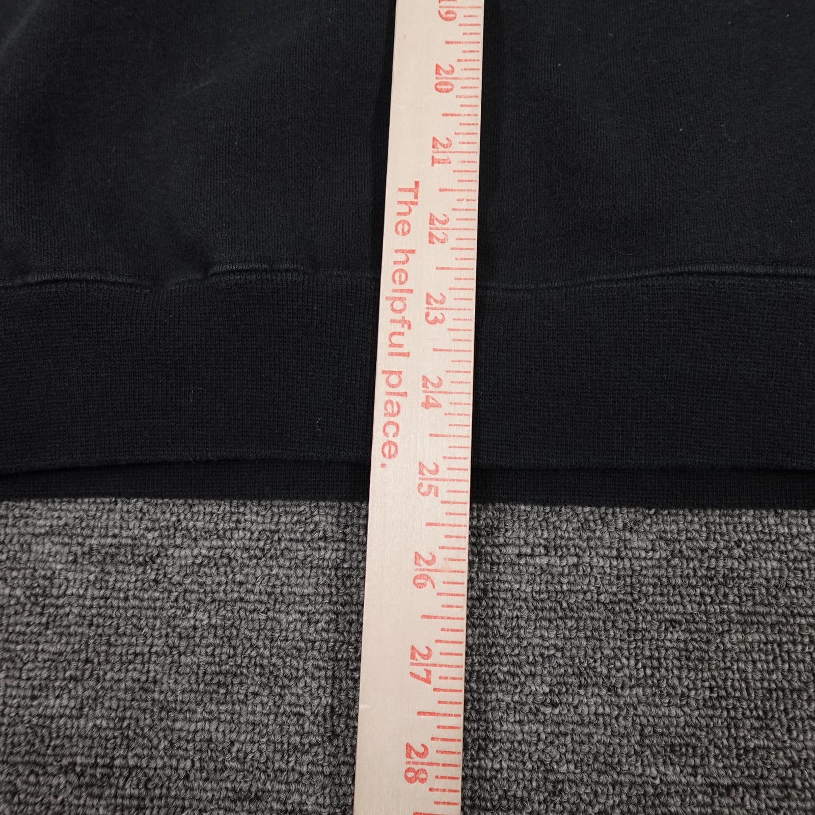 Freak On A Leash Hoodie Mens Small Black Pullover Devil Graphic Back Fleece - Thumbnail 9