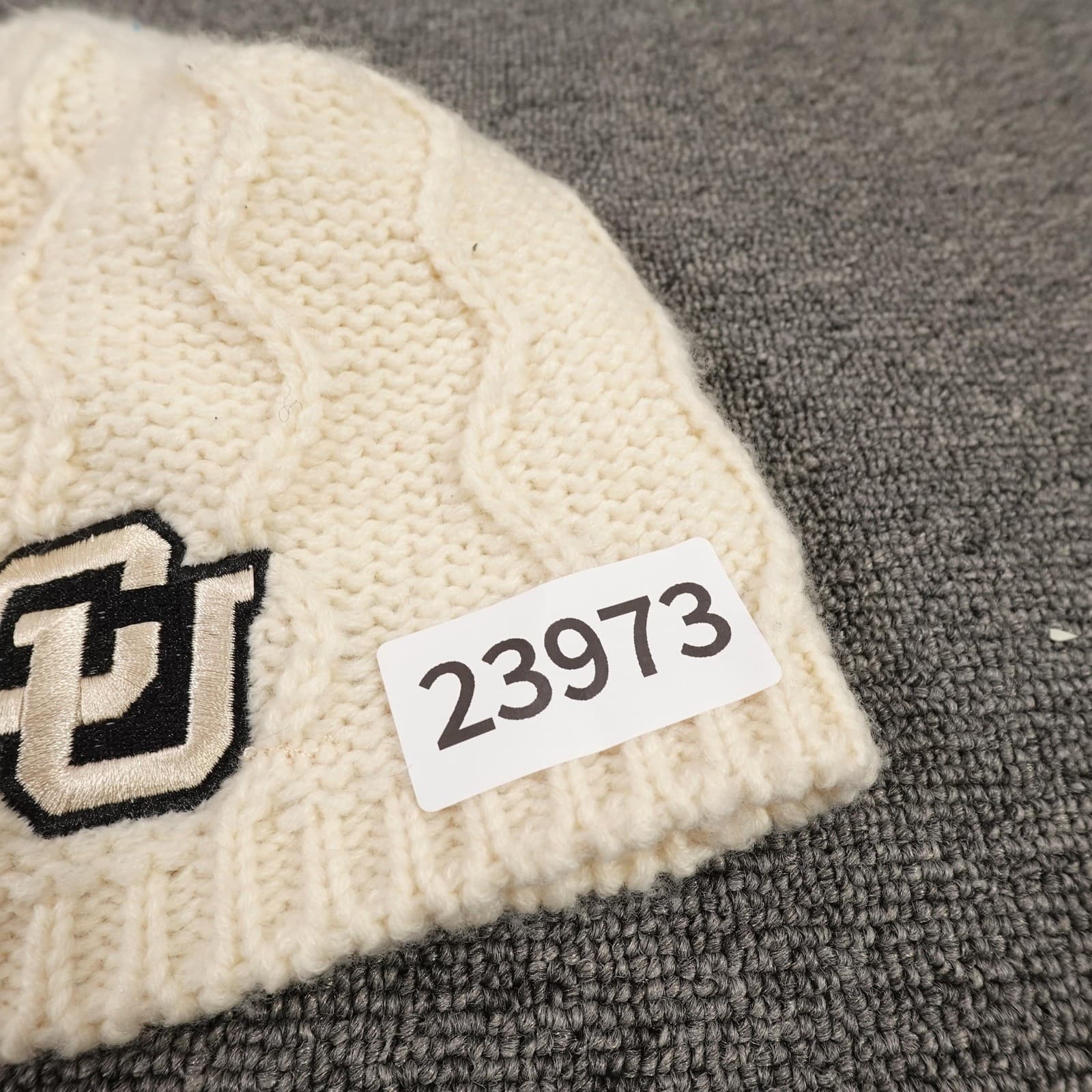 Colorado Buffaloes Hat Beanie Womens One Size White NCAA Football Knit Winter - Thumbnail 6