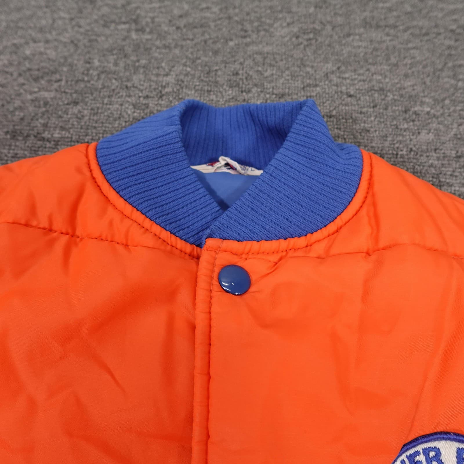 Vintage Denver Broncos Vest Boys Medium Orange Crush Stahl Urban 70s 80s - Thumbnail 3