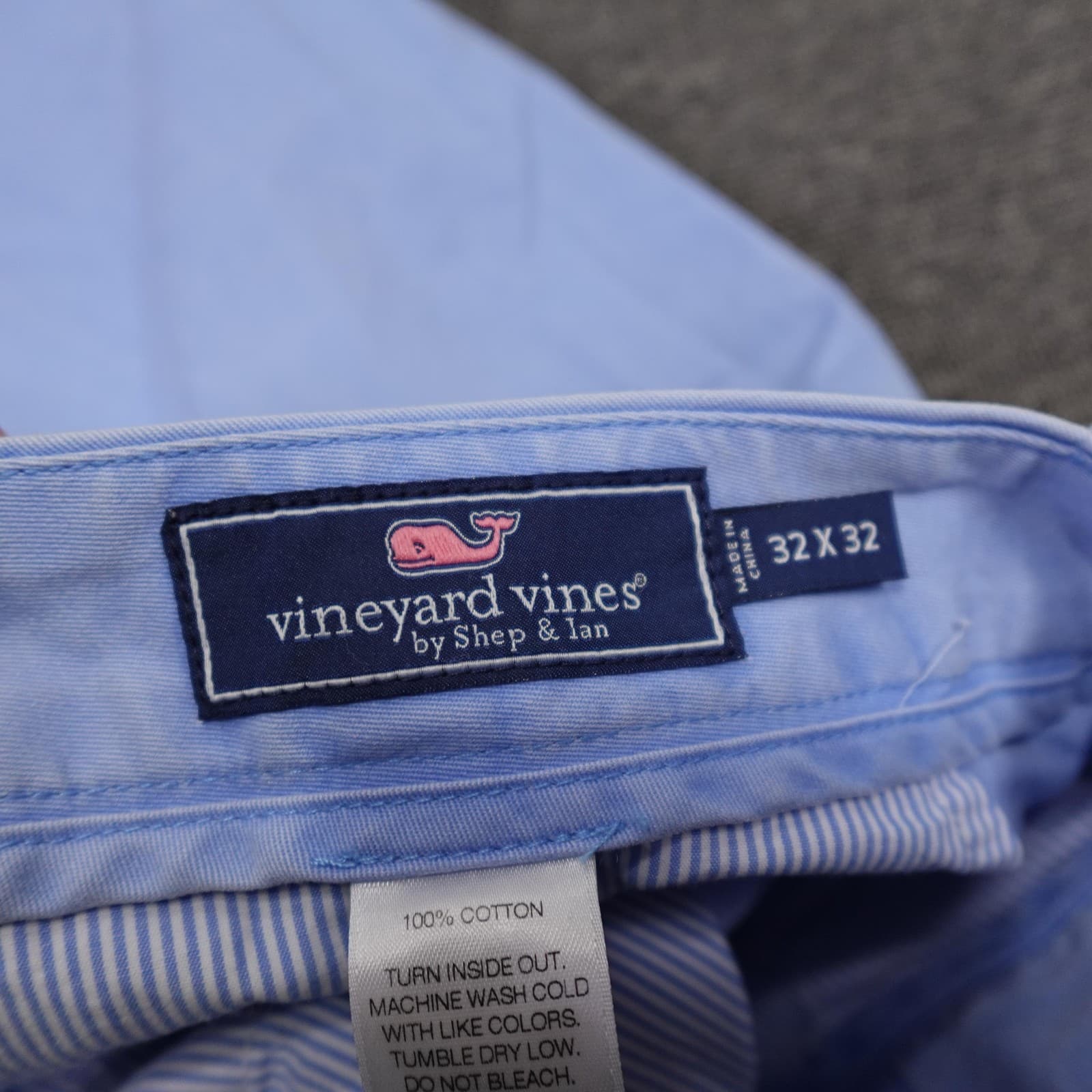 Vineyard Vines Pants Mens 31x31 Blue Slim Fit Breaker Chino Casual Cotton - Thumbnail 5