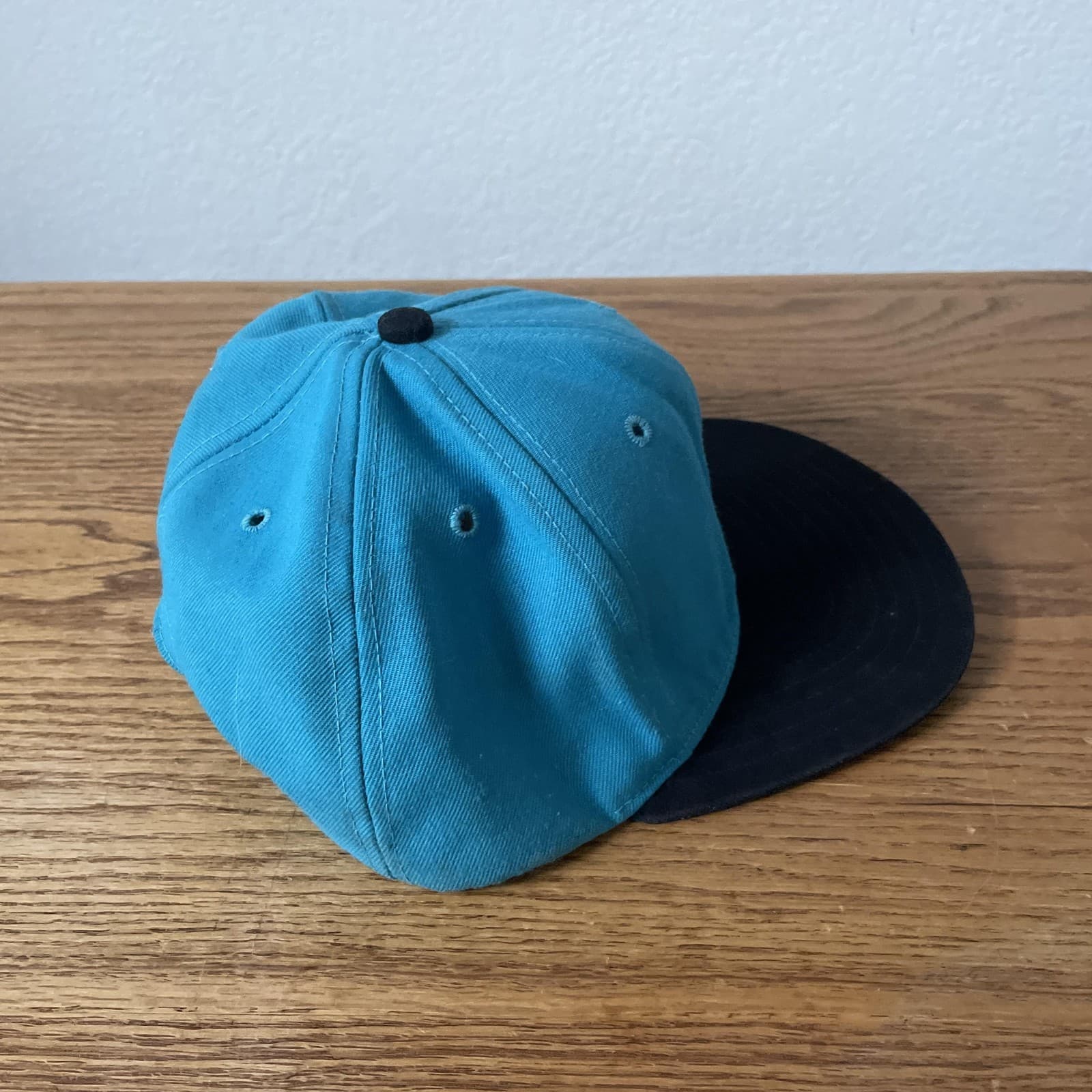 Vintage Florida Marlins Hat Cap Snap Back Mens Teal Black MLB Baseball 90s - Thumbnail 5