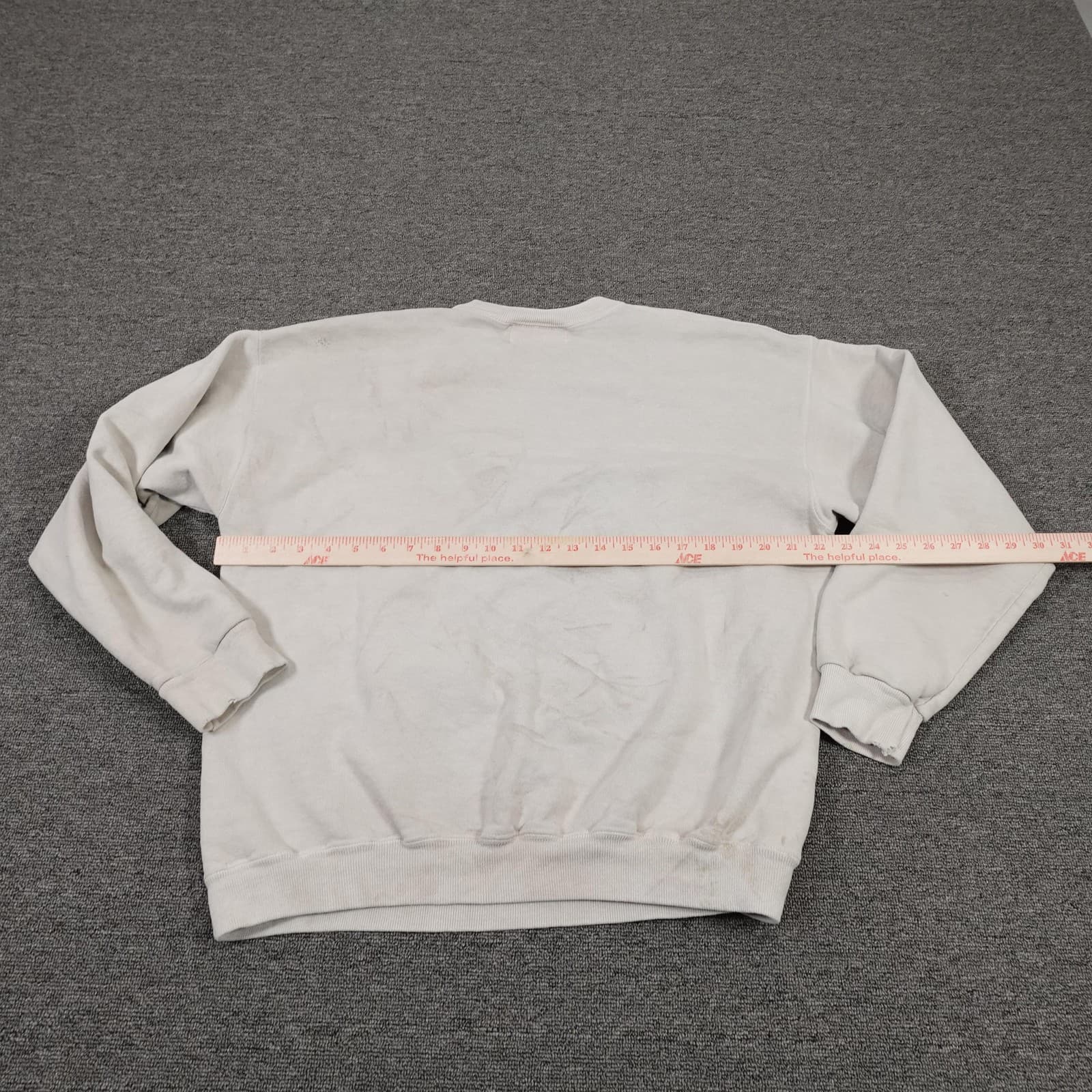 Vintage Santee Sweatshirt Mens Large White Bunch's Tavern Beer Graphic USA 90s - Thumbnail 9