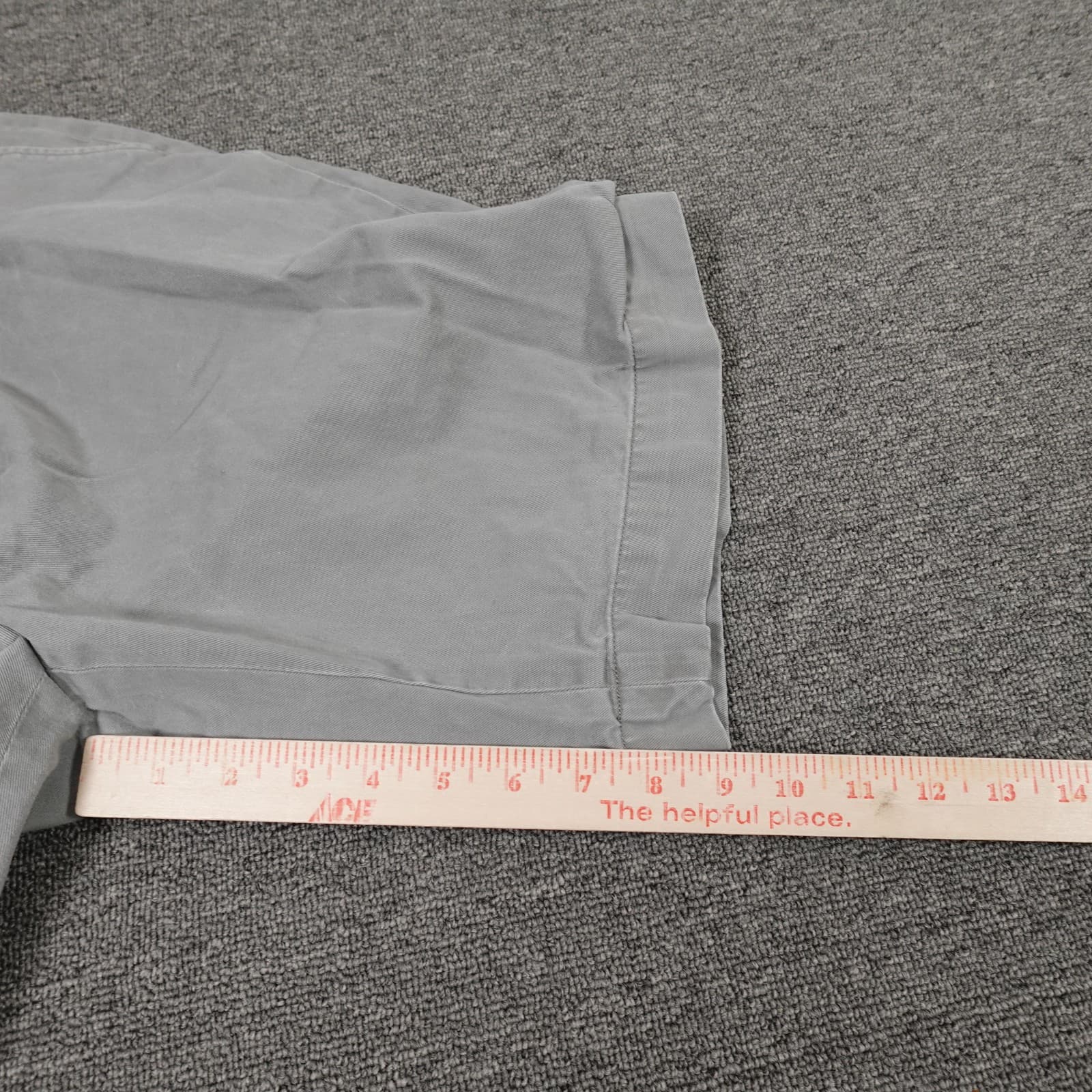 Polo Ralph Lauren Shorts Mens 35 Gray Chino Flat Front 11 Inseam Casual - Thumbnail 8