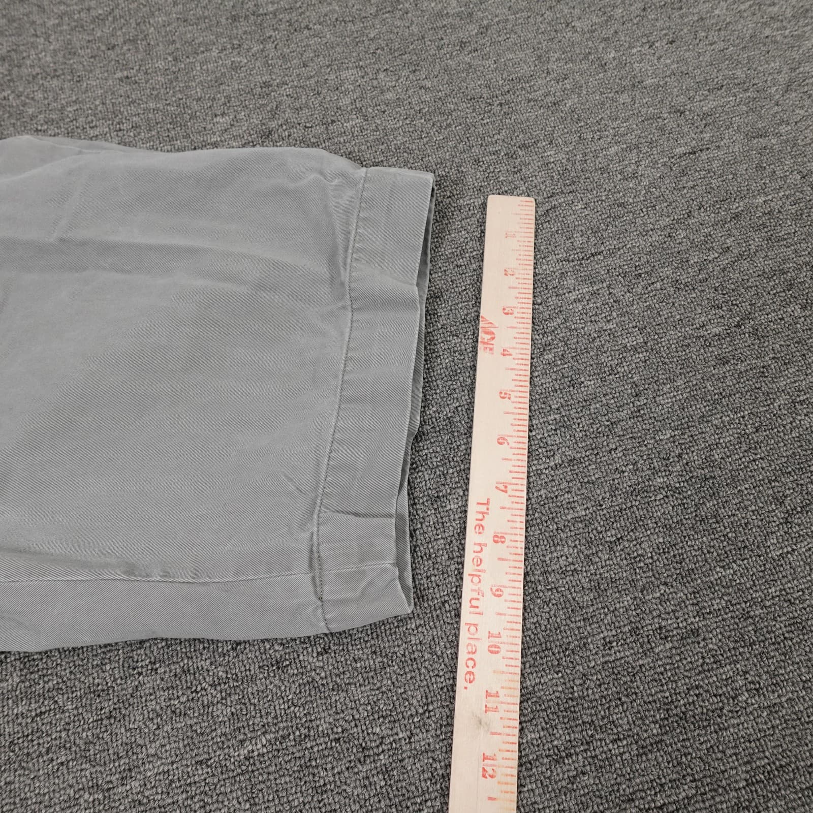 Polo Ralph Lauren Shorts Mens 35 Gray Chino Flat Front 11 Inseam Casual - Thumbnail 9
