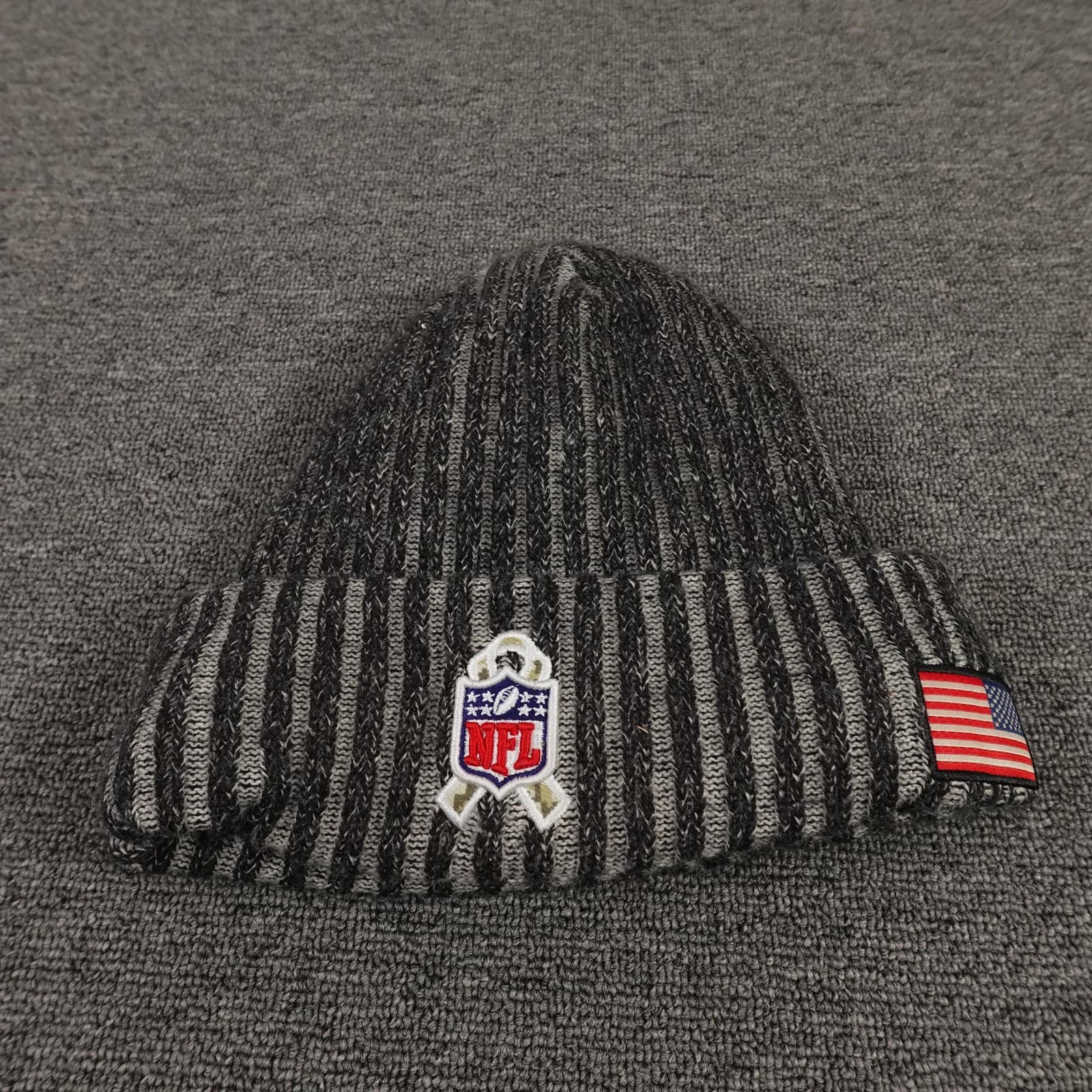 Kansas City Chiefs Beanie Hat Cap Mens One Size Gray NFL Football New Era Camo - Thumbnail 5