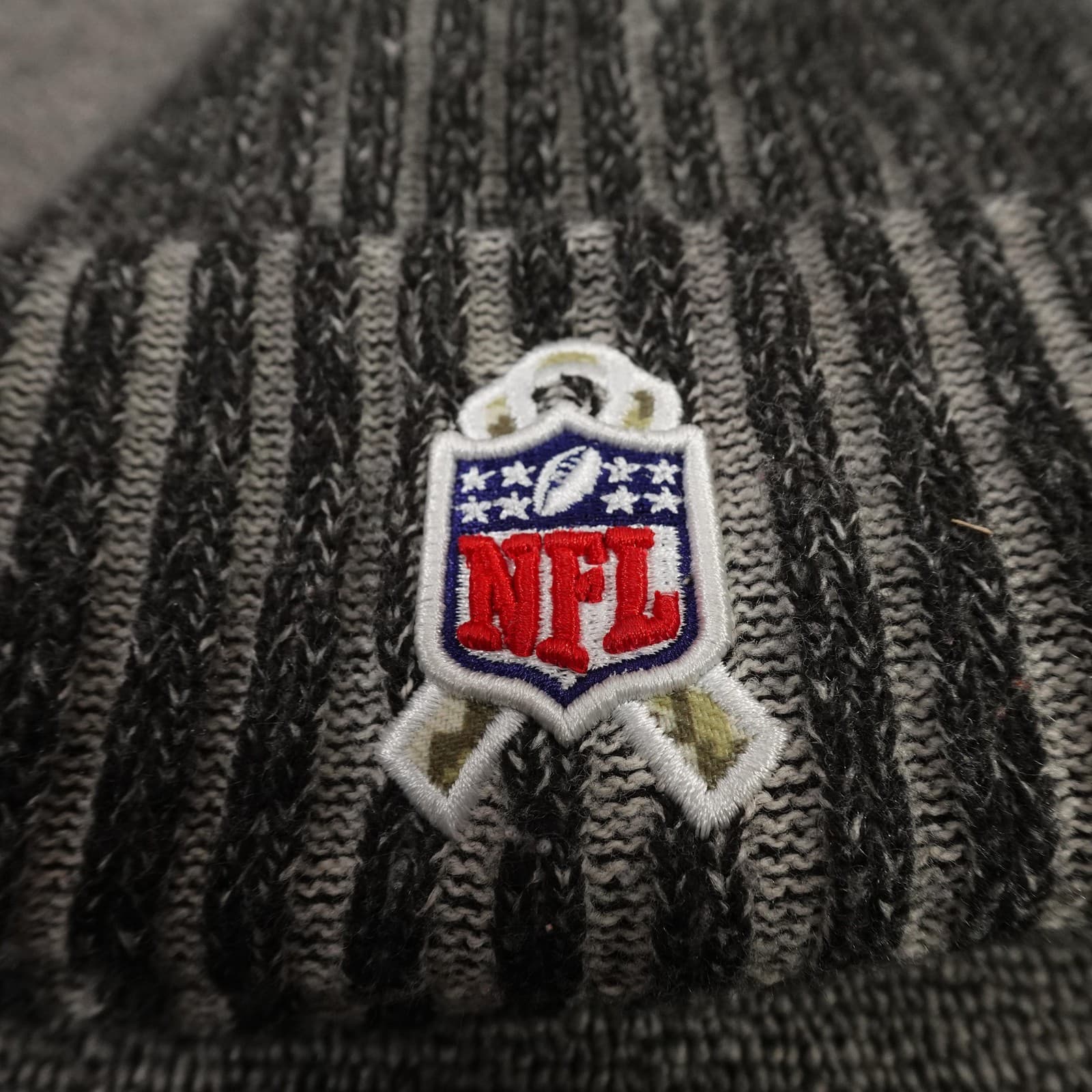 Kansas City Chiefs Beanie Hat Cap Mens One Size Gray NFL Football New Era Camo - Thumbnail 4