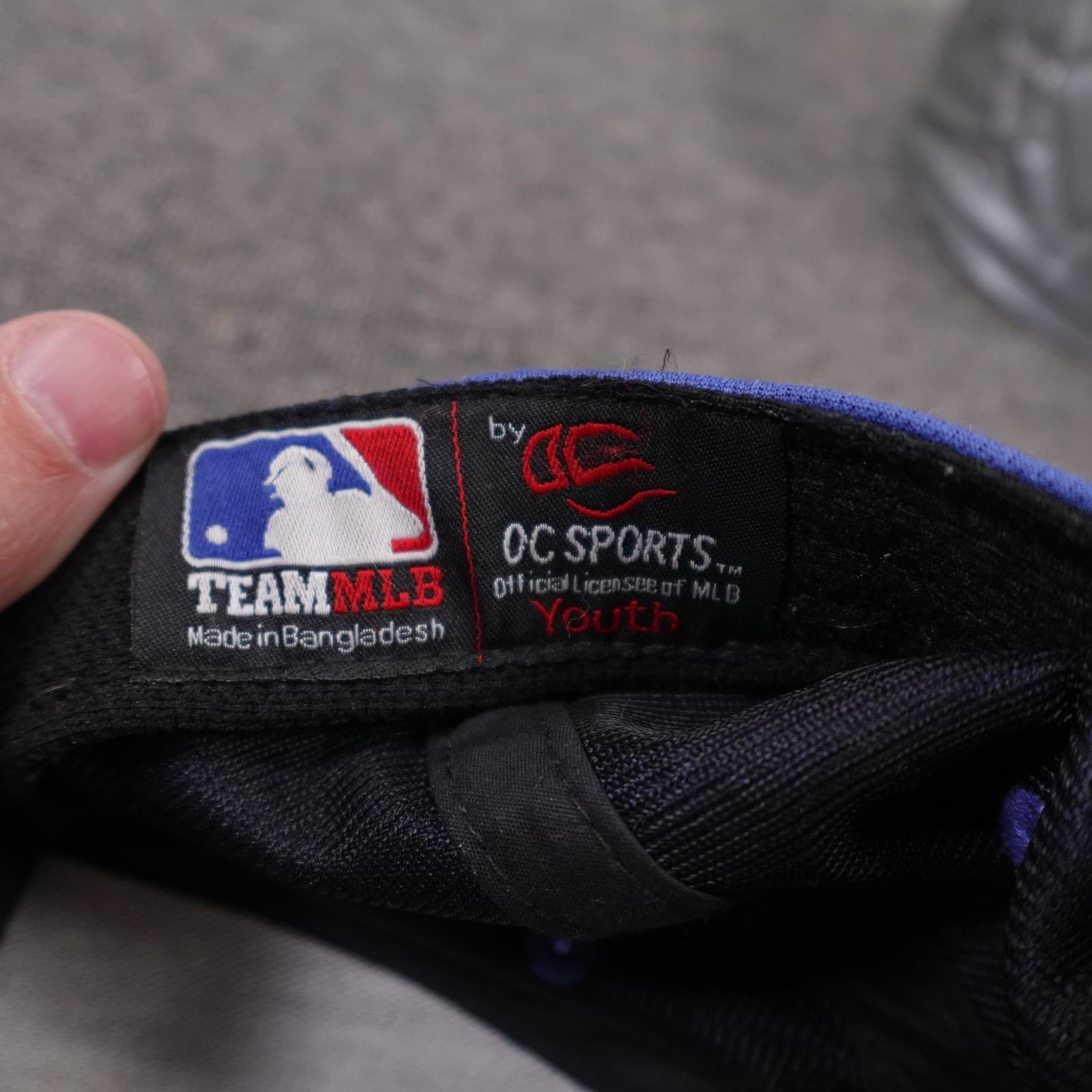 Texas Rangers Hat Cap Strap Back Boys One Size Blue MLB Baseball OC Sports - Thumbnail 7