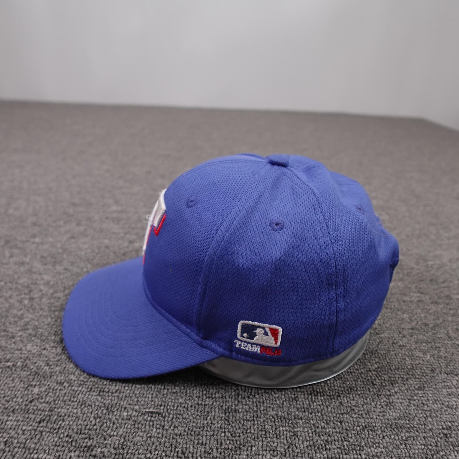 Texas Rangers Hat Cap Strap Back Boys One Size Blue MLB Baseball OC Sports - Thumbnail 3