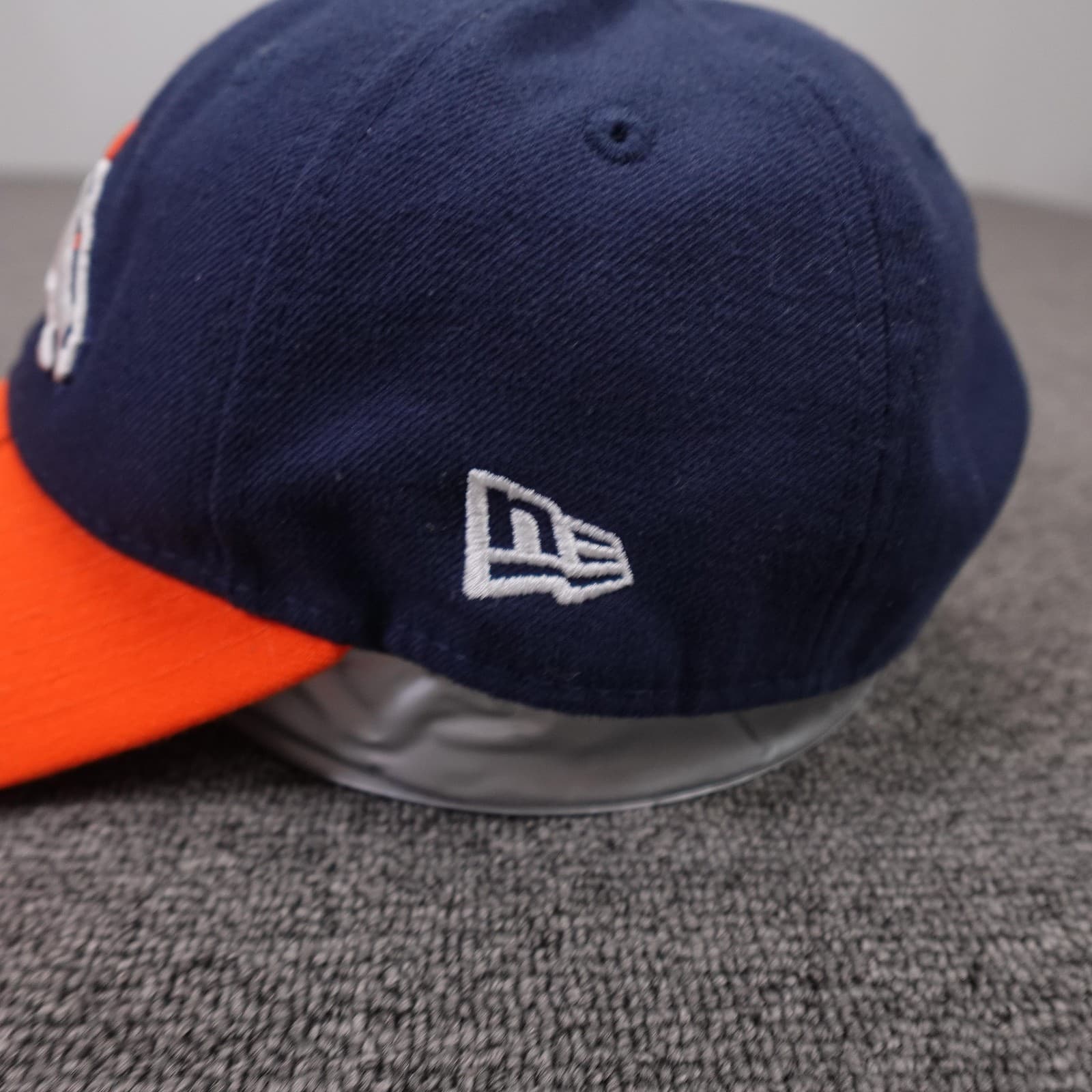Denver Broncos Hat Cap Strap Back Mens One Size Blue Orange NFL Football New Era - Thumbnail 4