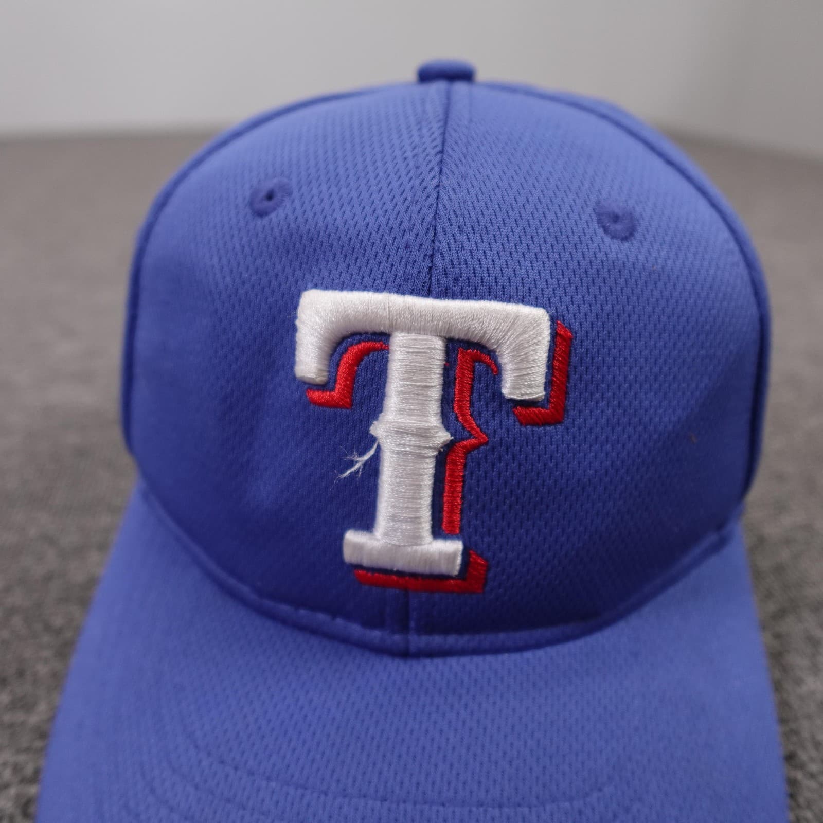 Texas Rangers Hat Cap Strap Back Boys One Size Blue MLB Baseball OC Sports - Thumbnail 2