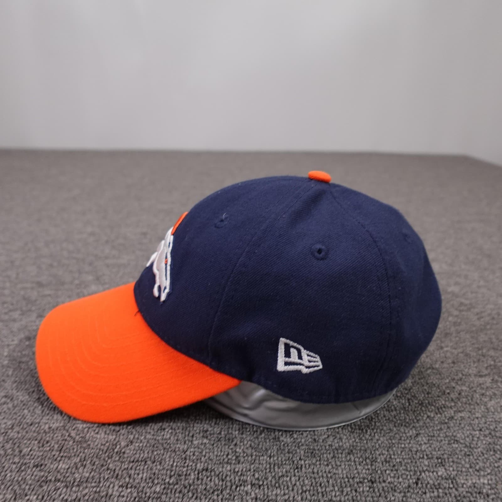 Denver Broncos Hat Cap Strap Back Mens One Size Blue Orange NFL Football New Era - Thumbnail 3