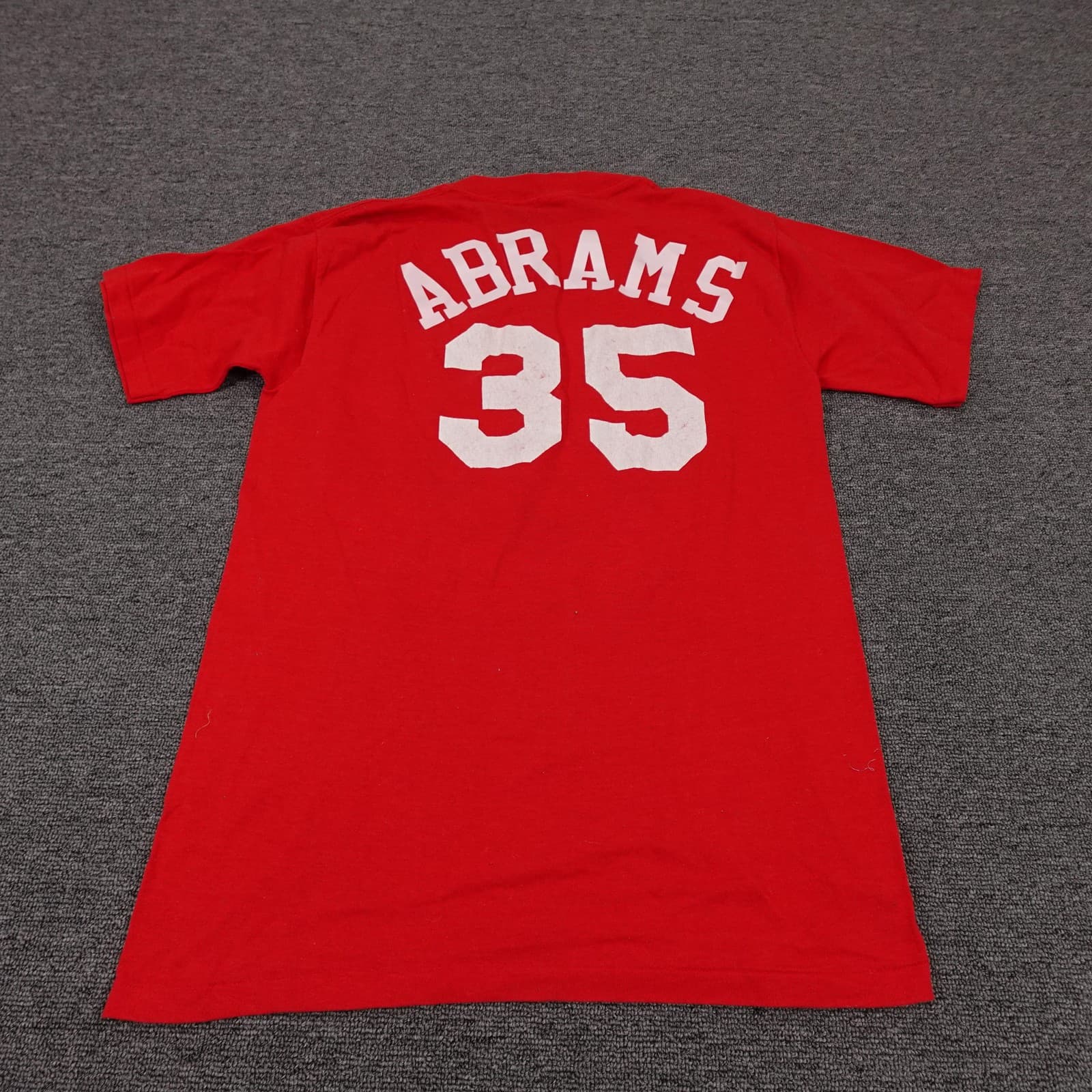 Vintage Sportswear Shirt Mens Large Red North All Stars 35 Tee Made USA 80s - Thumbnail 6
