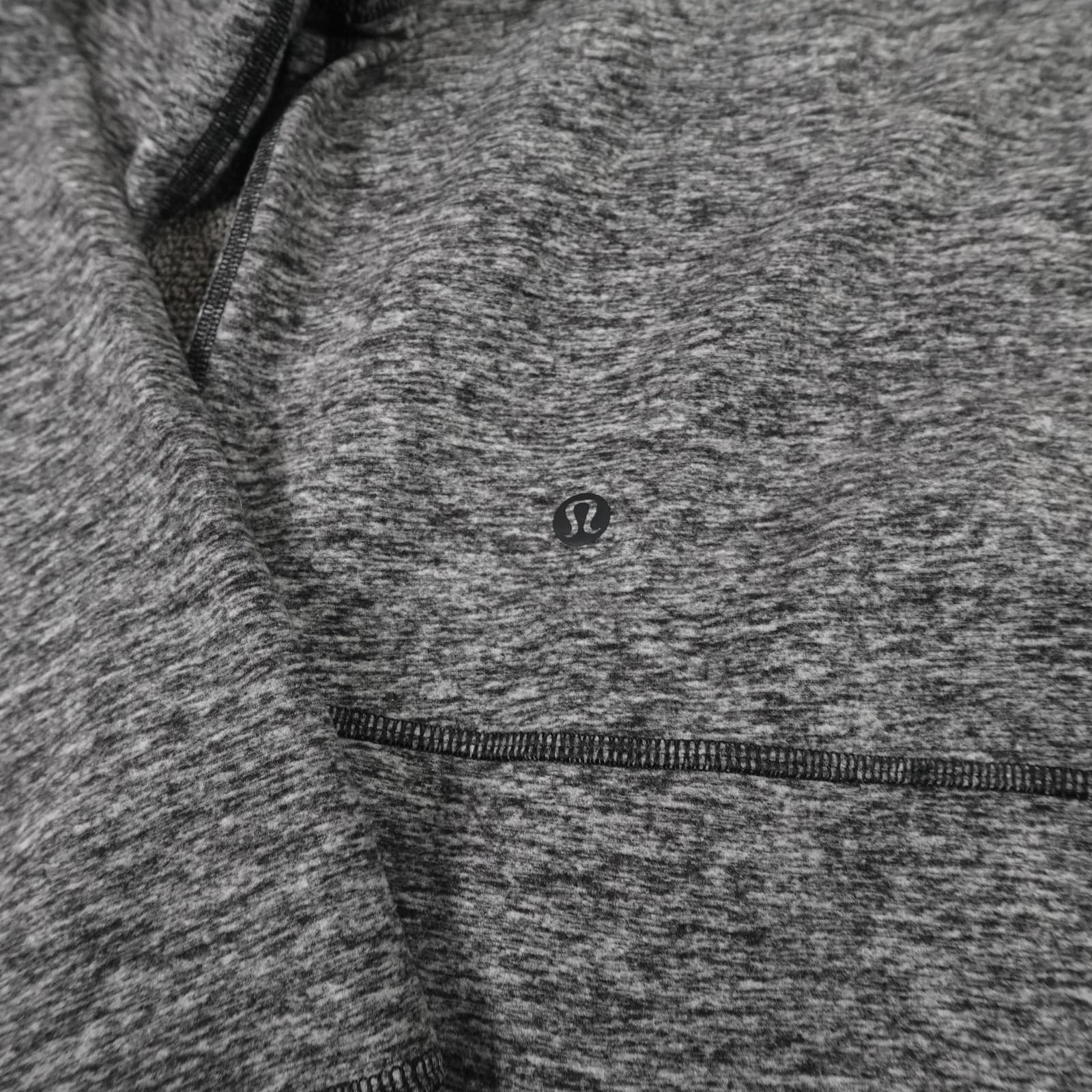 Lululemon Pullover Womens 6 Gray Ready To Rulu Fleece Cowl Neck Active Running - Thumbnail 9