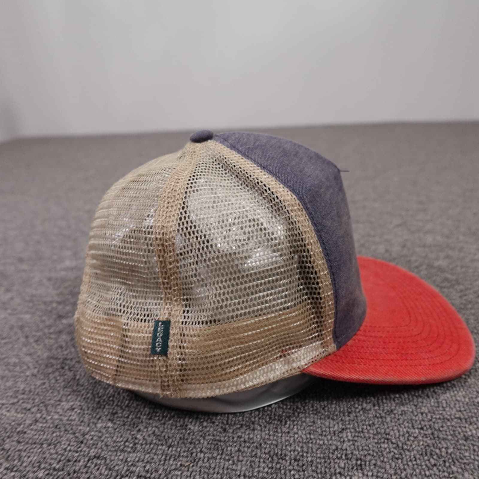 Blue Moon Beer Cap Snap Back Mens One Size Blue Red Mesh Trucker - Thumbnail 6
