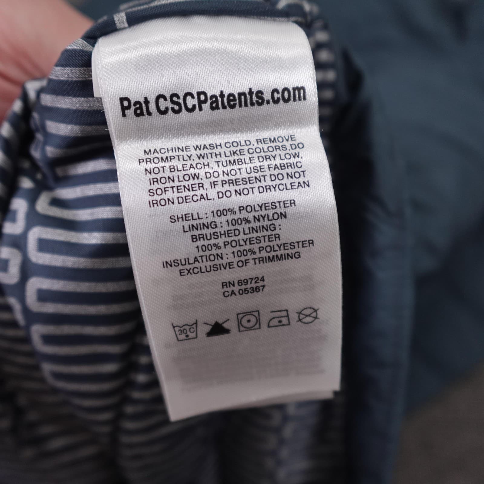 Columbia Jacket Mens XL Blue Thermal Coil Insulated Zip Hiking Puffer Winter - Thumbnail 8