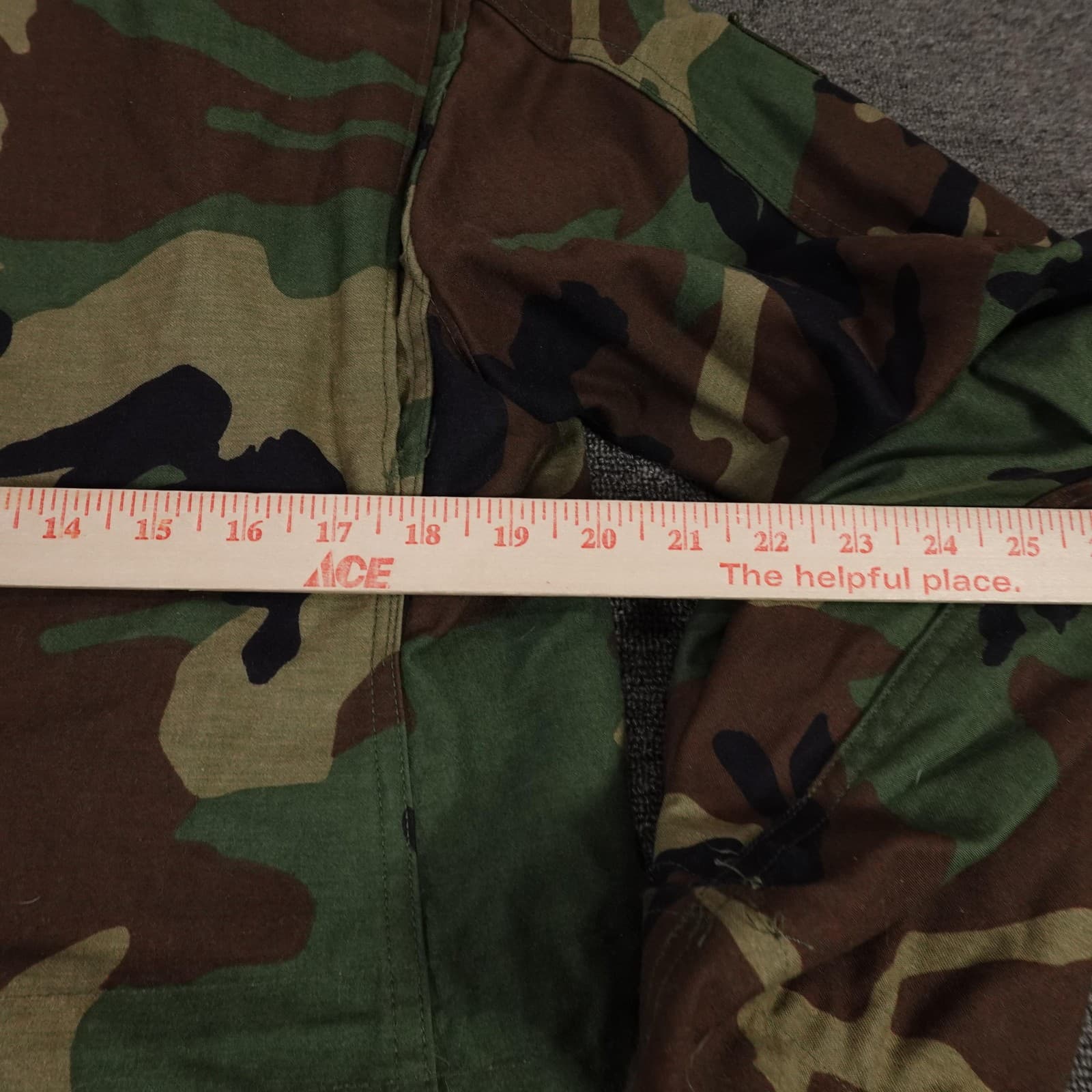 Vintage Golden Mfg M65 Field Jacket Mens Small Woodland Camo US Air Force 80s - Thumbnail 11