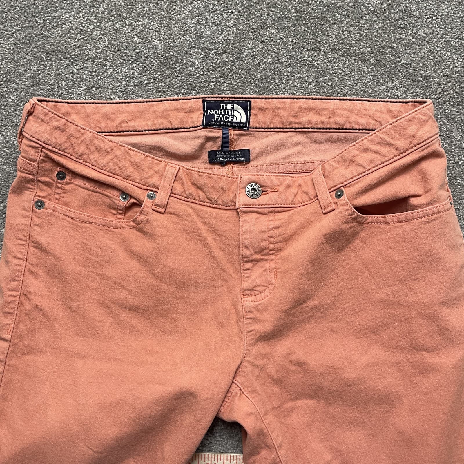 North Face Pants Womens 12 Pink Straight Leg Casual Stretch Outdoor Travel - Thumbnail 2