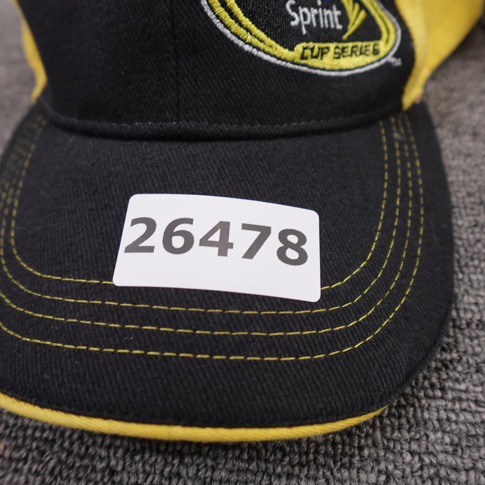 NASCAR Sprint Cup Series Hat Cap Strap Back Mens One Size Black Racing Octagon - Thumbnail 8