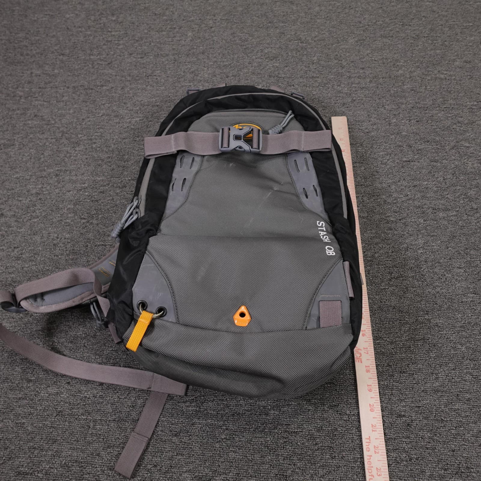 Backcountry Access Stash 20 Backpack Gray Black One Size Ski Snowboard Touring - Thumbnail 9
