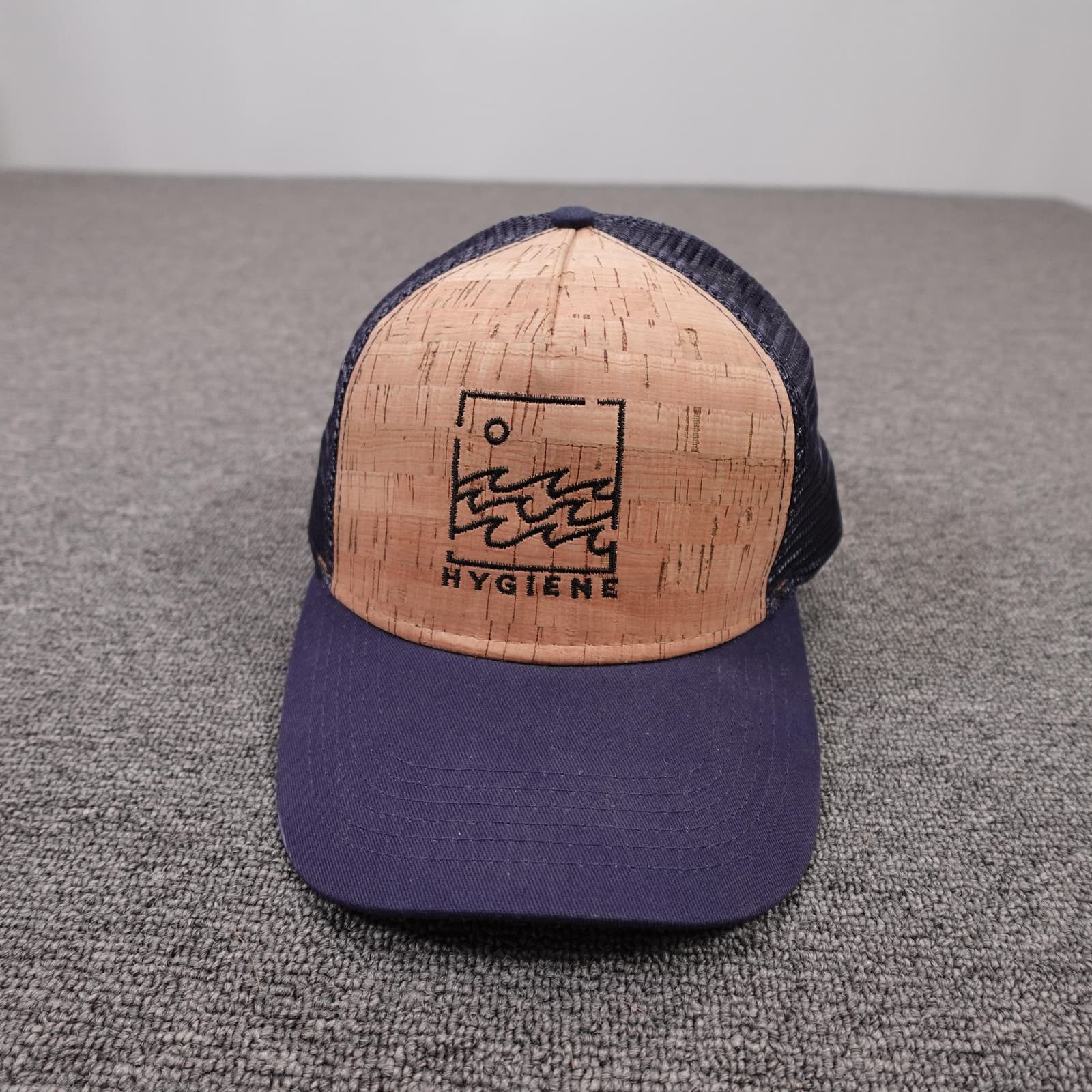 Hygiene Colorado Hat Cap Snap Back Mens One Size Blue Cork Trucker