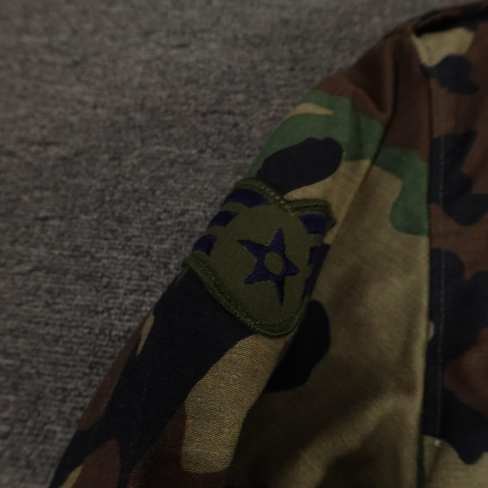 Vintage Golden Mfg M65 Field Jacket Mens Small Woodland Camo US Air Force 80s - Thumbnail 9