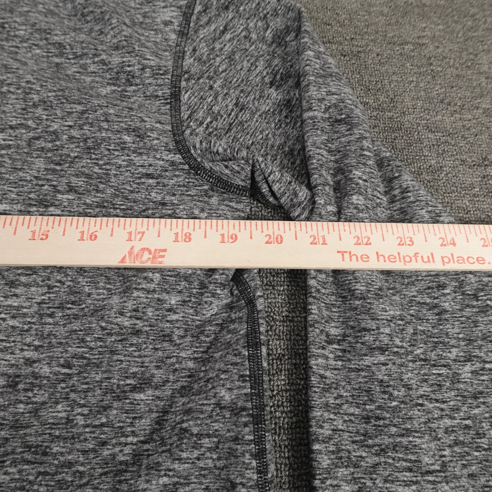 Lululemon Pullover Womens 6 Gray Ready To Rulu Fleece Cowl Neck Active Running - Thumbnail 4