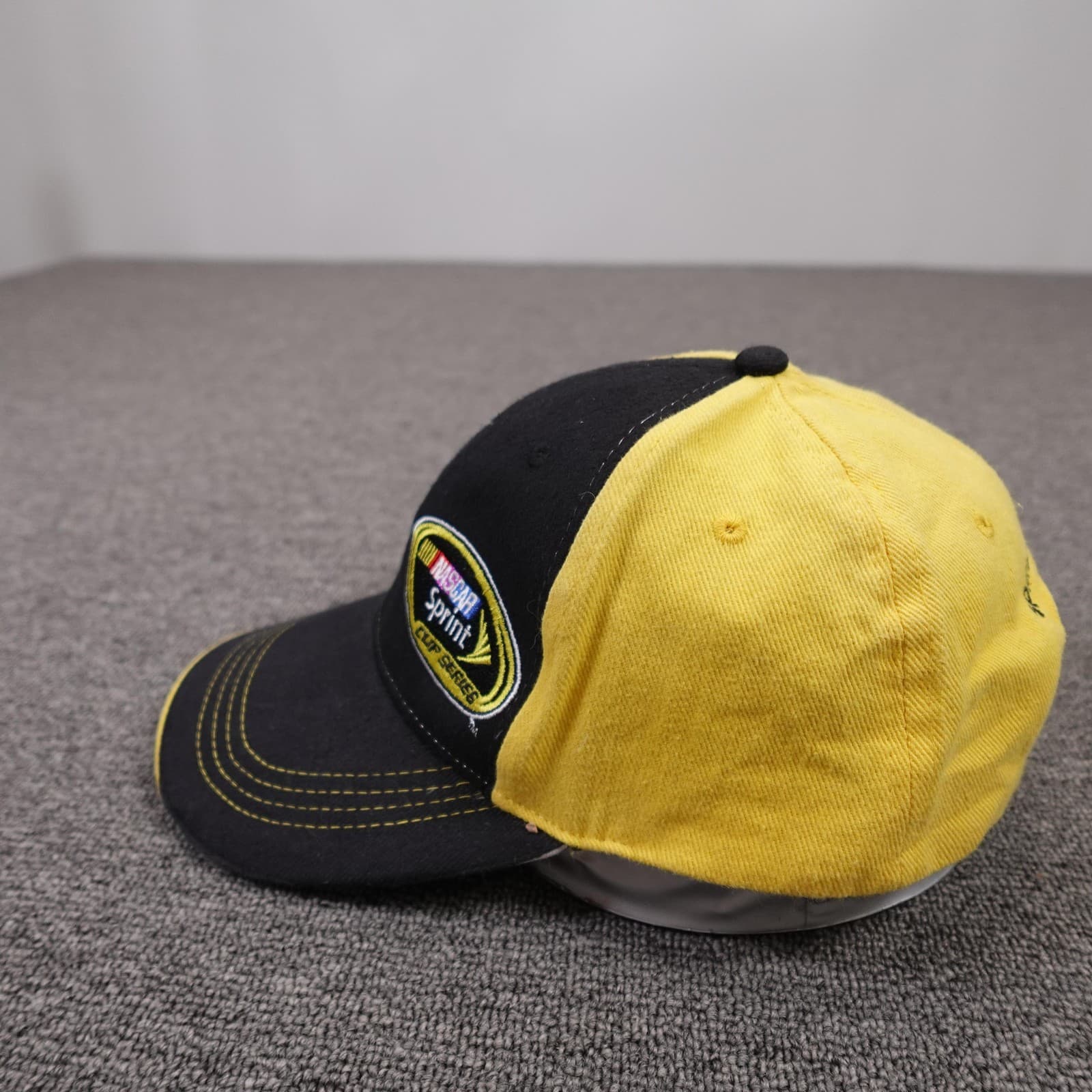NASCAR Sprint Cup Series Hat Cap Strap Back Mens One Size Black Racing Octagon - Thumbnail 3