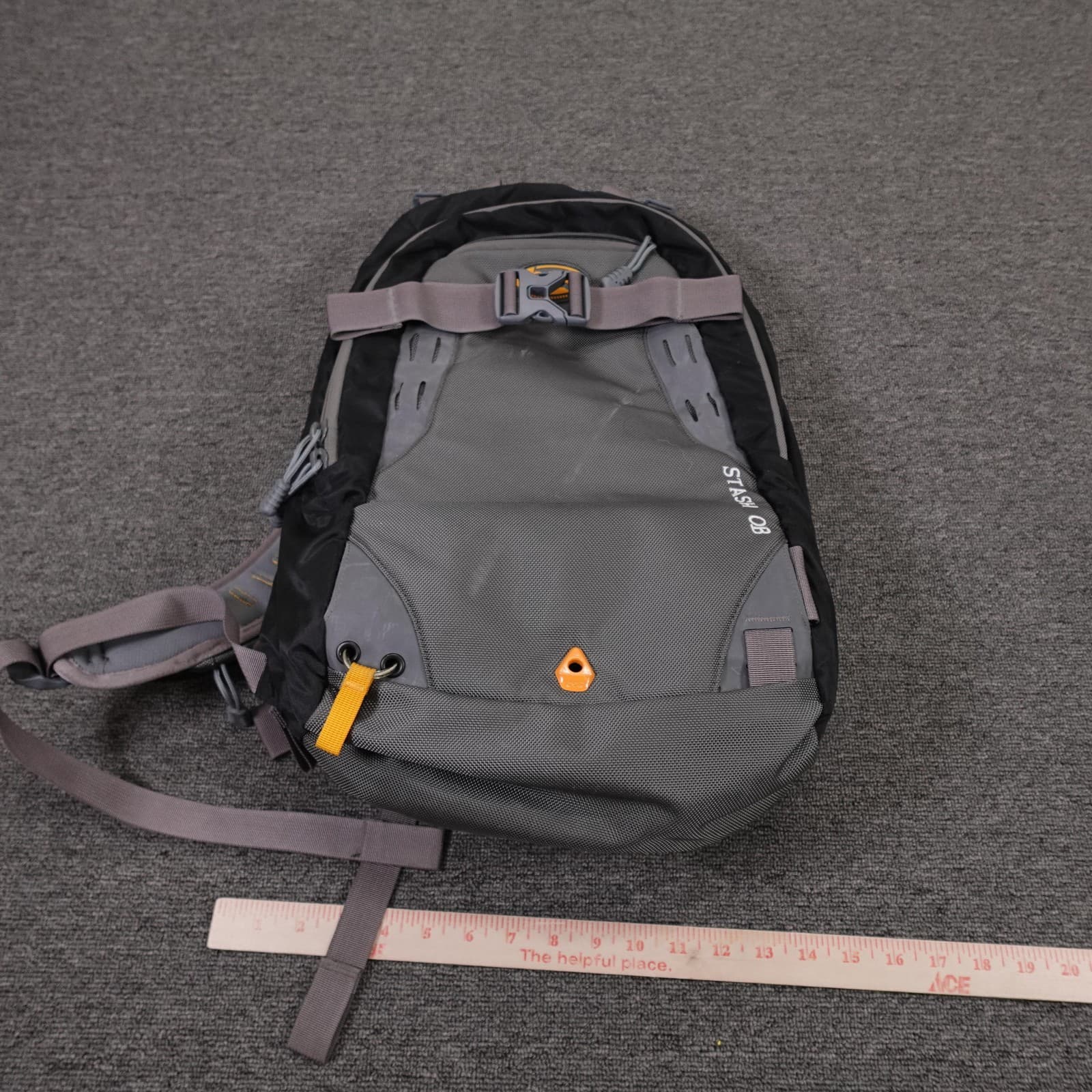 Backcountry Access Stash 20 Backpack Gray Black One Size Ski Snowboard Touring - Thumbnail 10