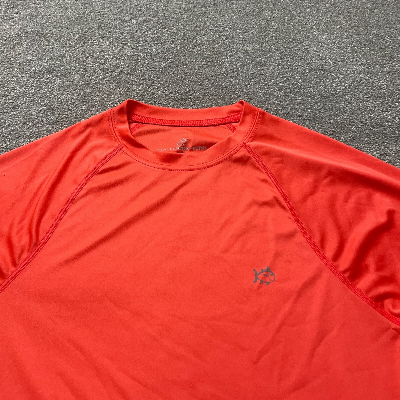 Southern Tide Shirt Adult Small Peach Orange Lightweight Short Sleeve Ladies - Thumbnail 2