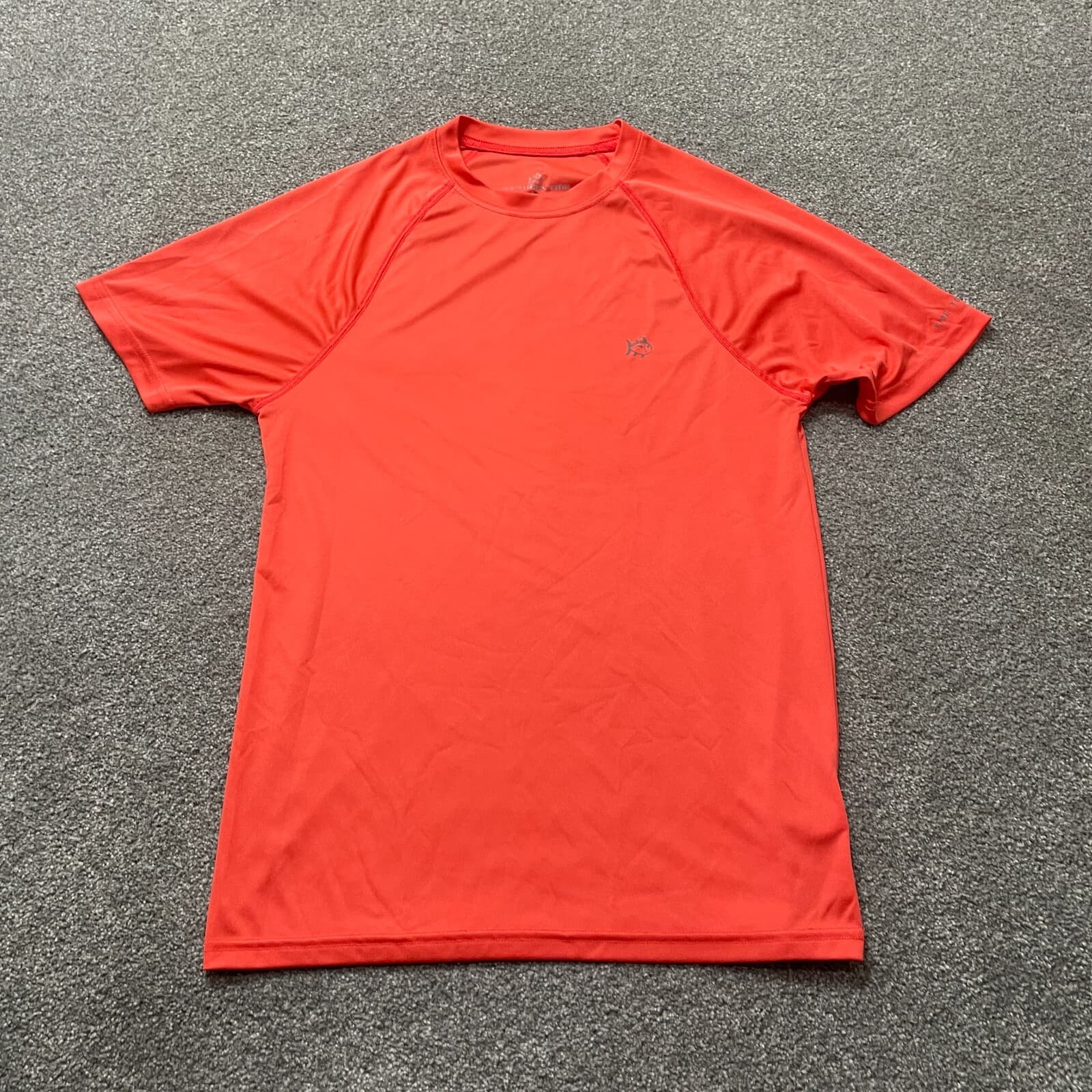 Southern Tide Shirt Adult Small Peach Orange Lightweight Short Sleeve Ladies