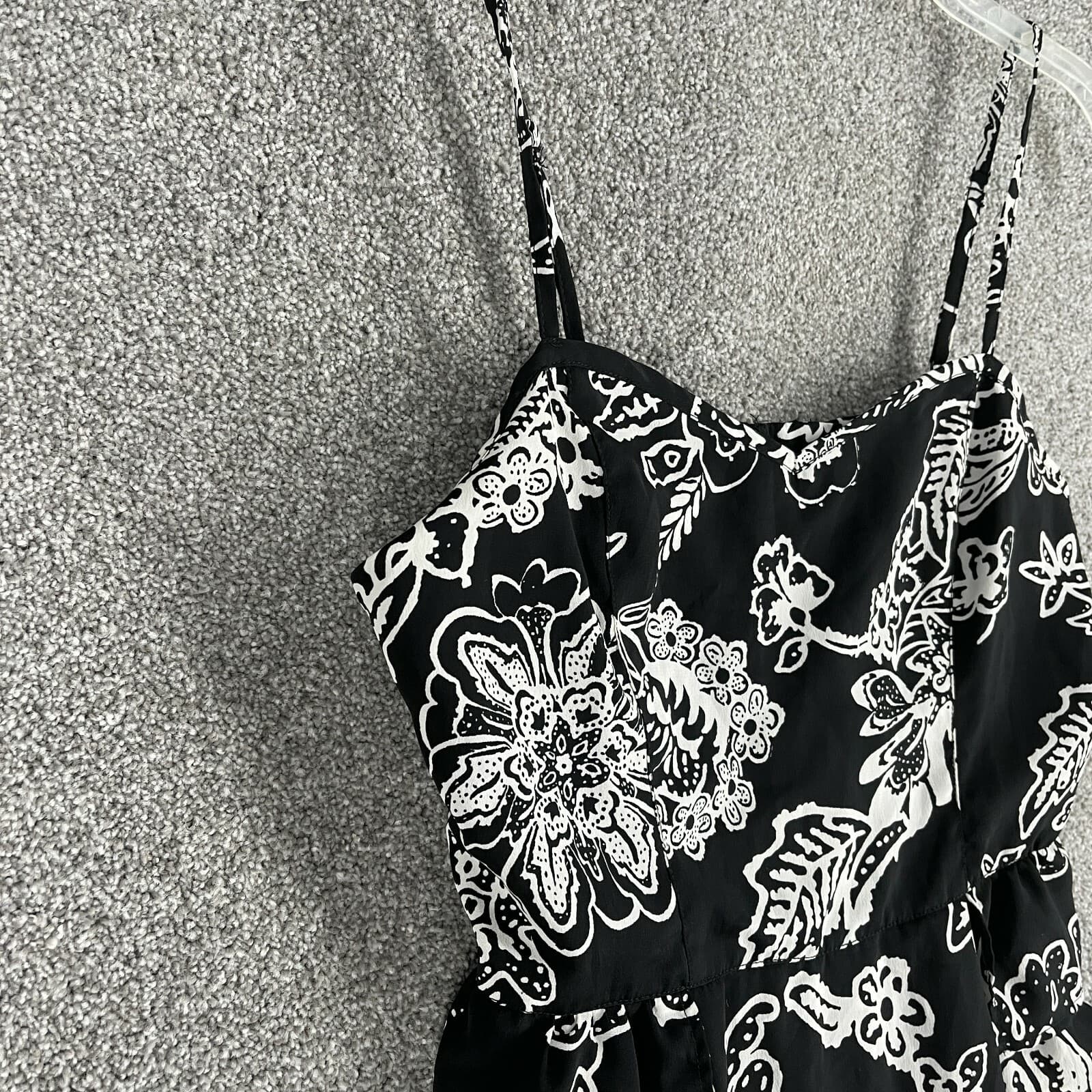 American Eagle Dress Adult 4 Multicolor Mini Strap Black White Short Ladies - Thumbnail 3