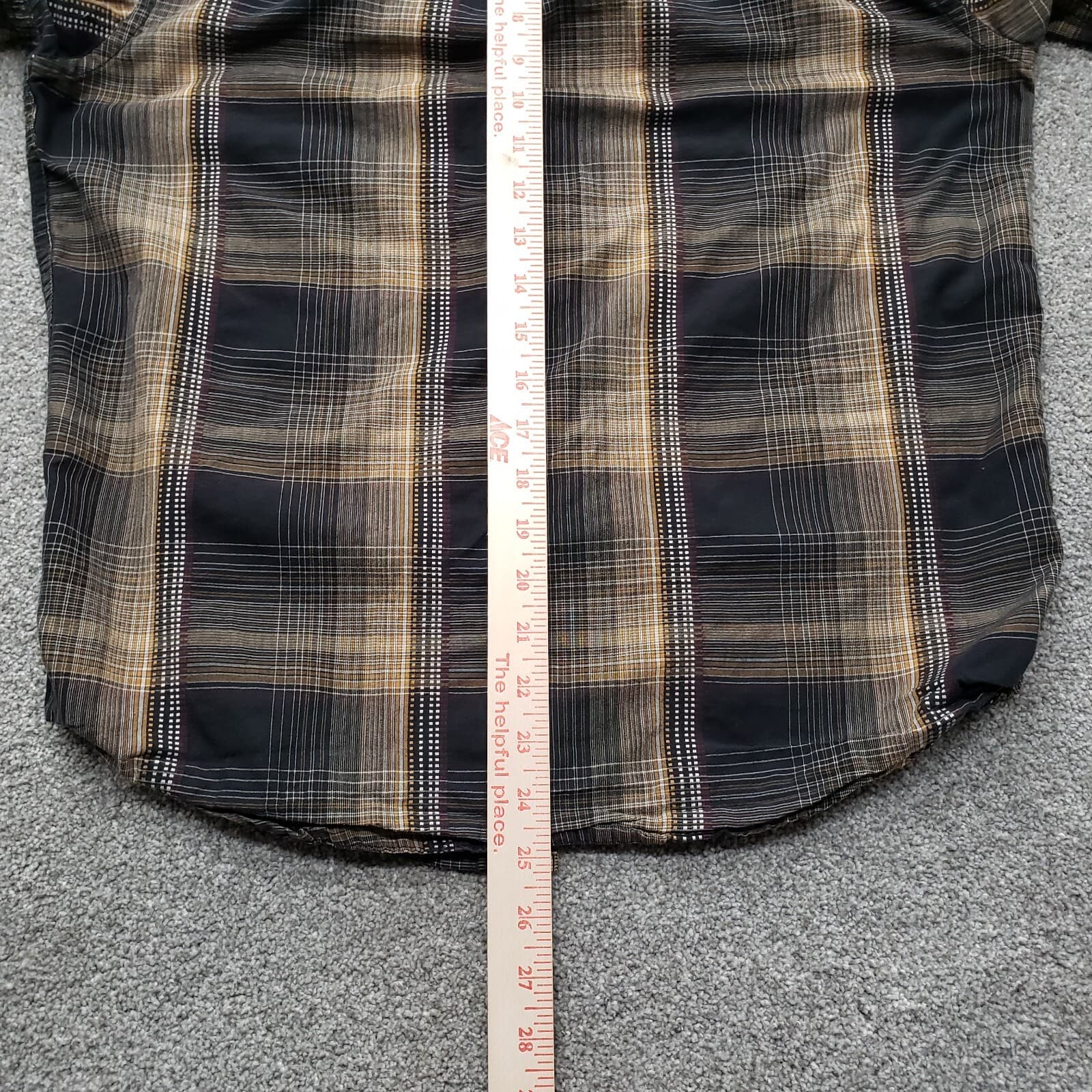 PrAna Shirt Mens Small Multicolor Plaid Long Sleeve Casual Button Down Outdoors - Thumbnail 9