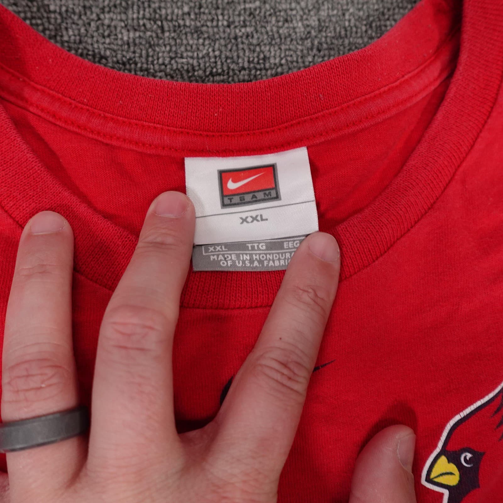 St. Louis Cardinals Shirt Mens 2XL Red MLB Baseball Nike 2006 Champs Tee - Thumbnail 5