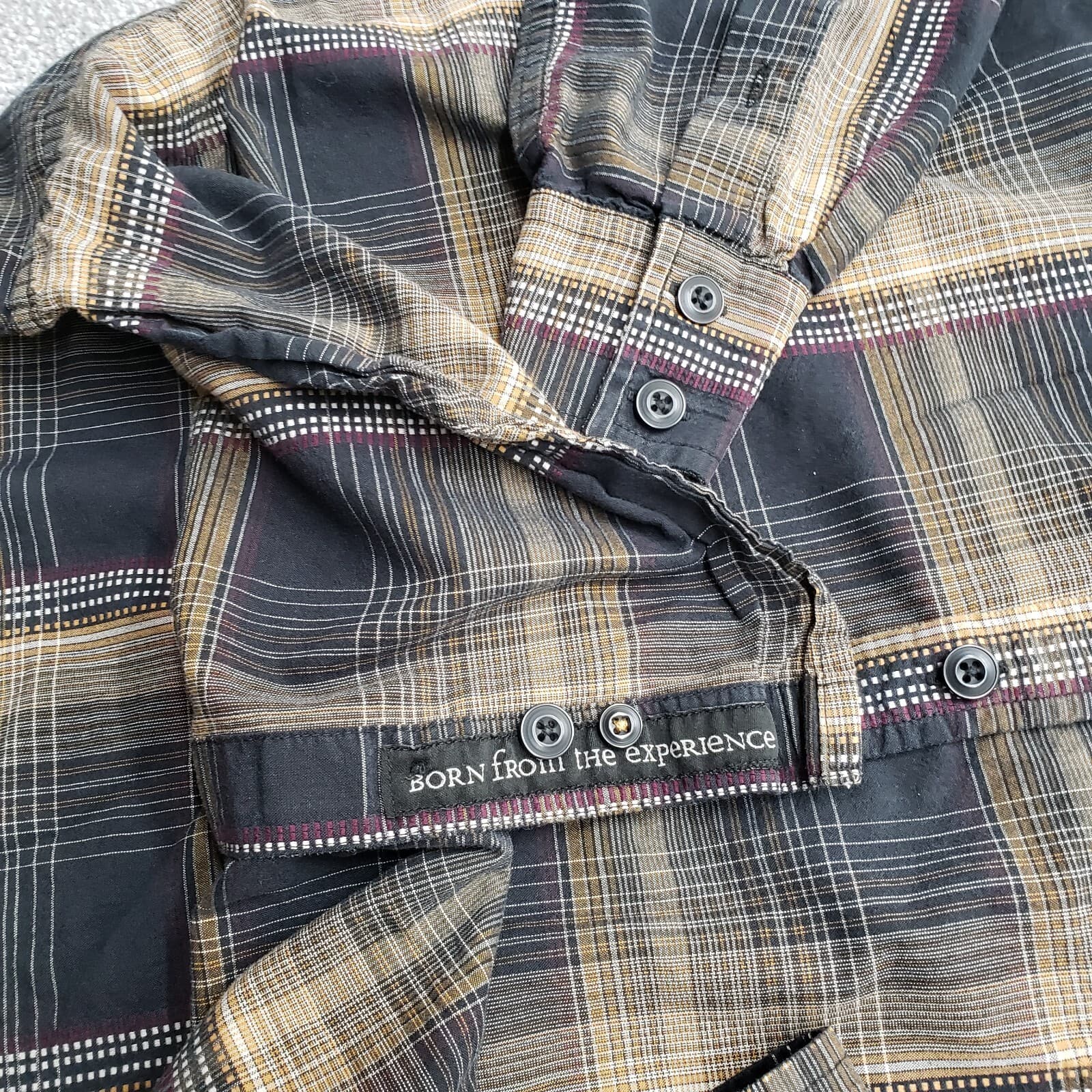 PrAna Shirt Mens Small Multicolor Plaid Long Sleeve Casual Button Down Outdoors - Thumbnail 6