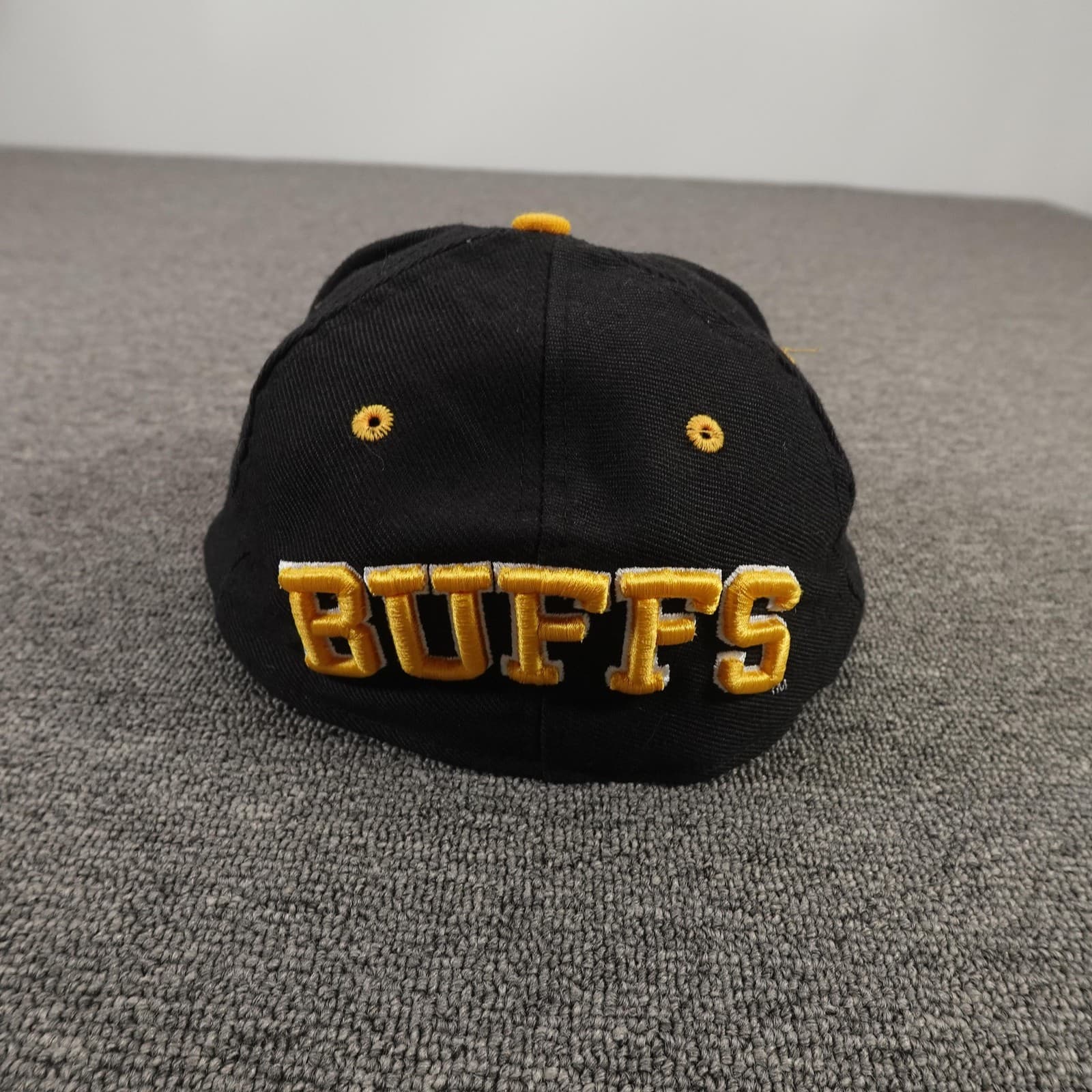 Vintage Colorado Buffaloes Hat Cap Fitted Mens 7 1/8 Black NCAA Football TOW - Thumbnail 5