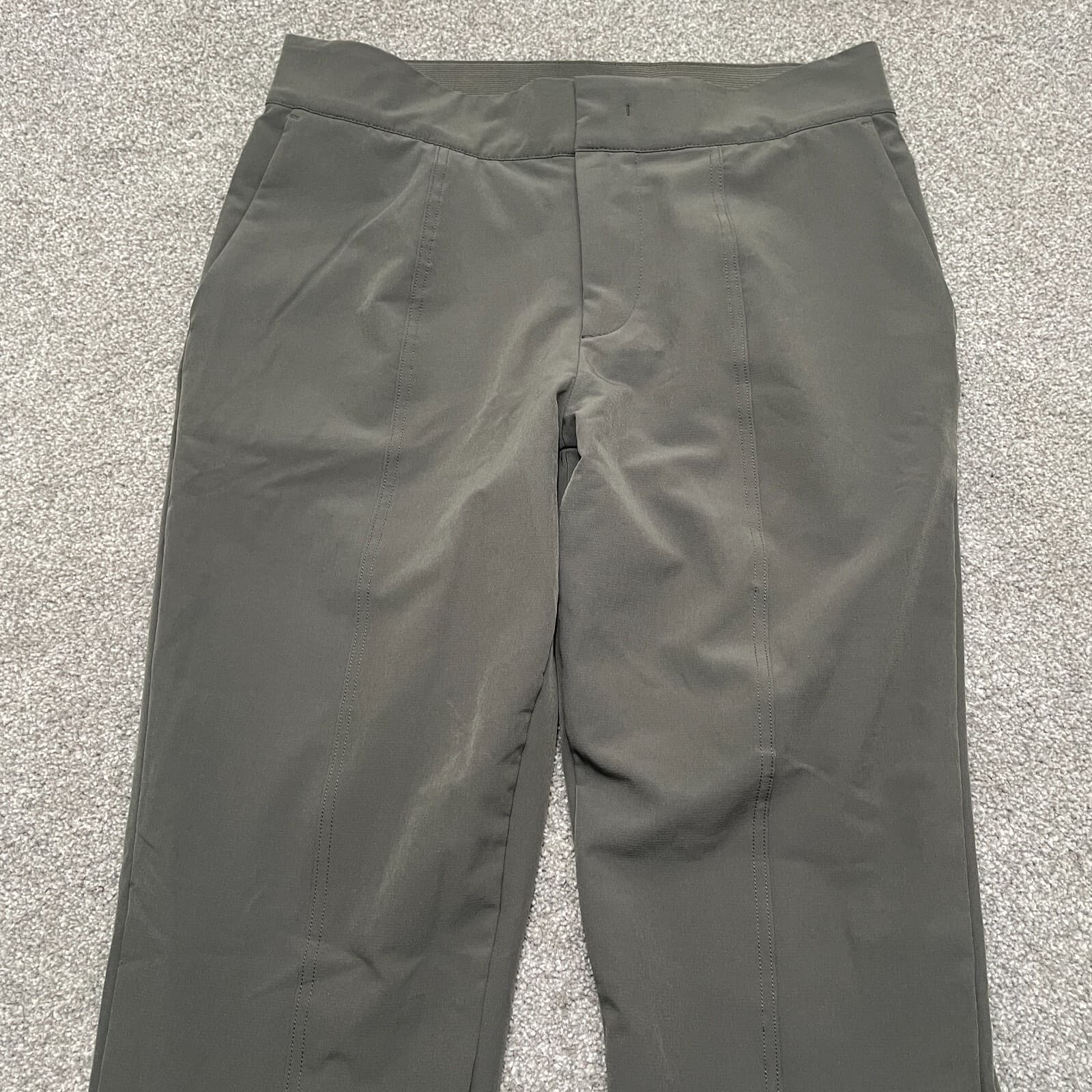 Mondetta Pants Adult 6 Gray Lightweight Casual Active Chino Elastic Waist Ladies - Thumbnail 2