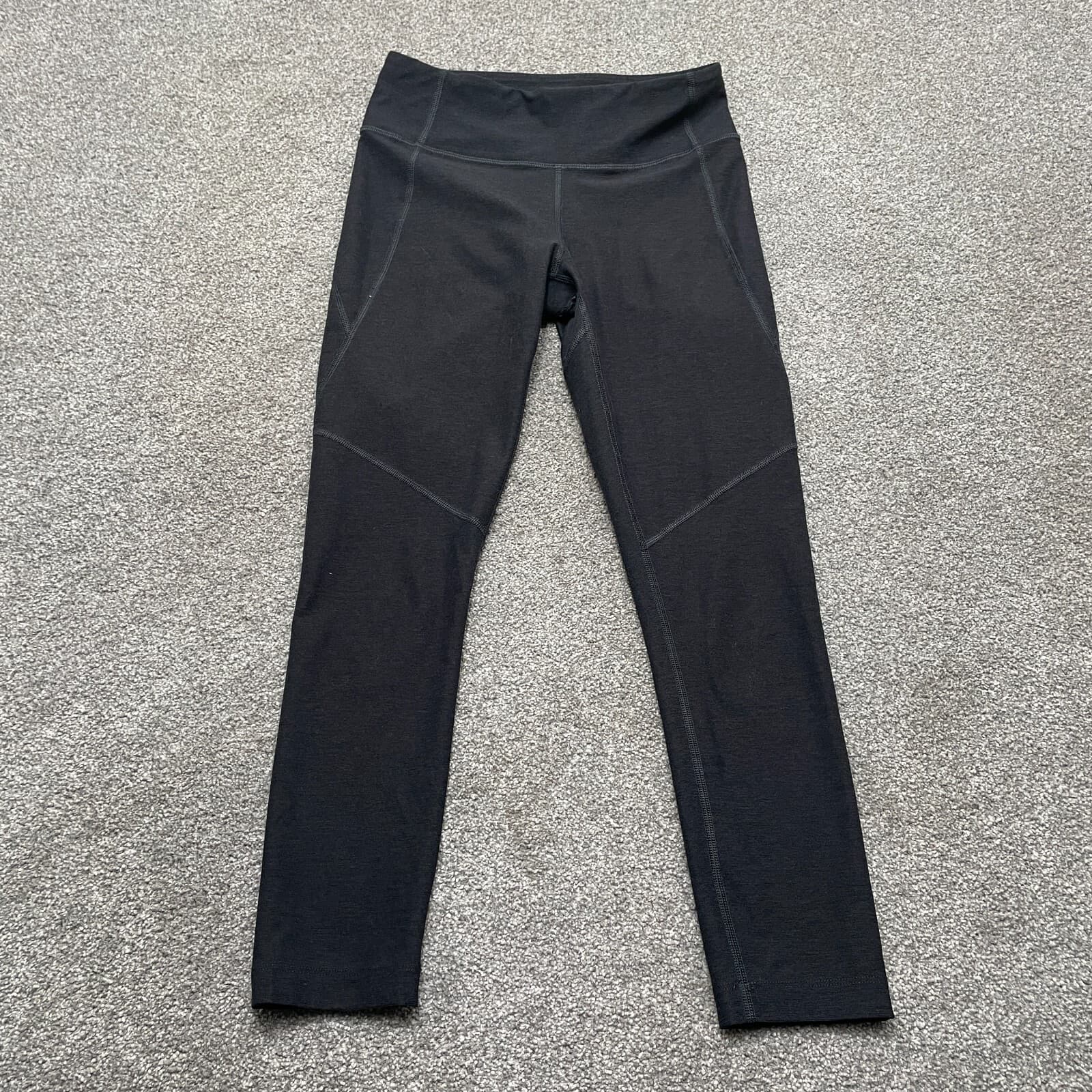 Outdoor Voices Leggings Adult Small Black Crop Mid Rise Yoga Running Ladies