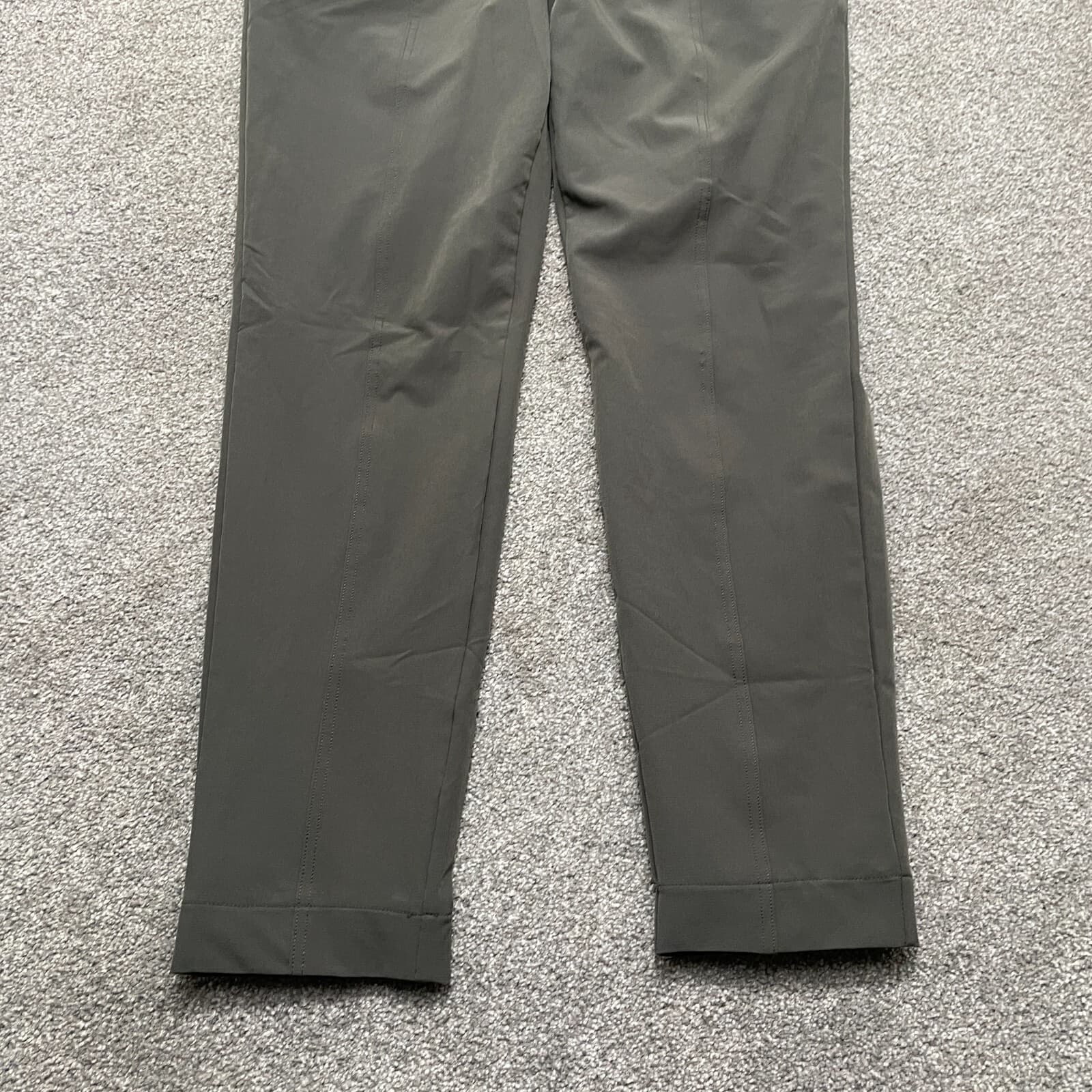Mondetta Pants Adult 6 Gray Lightweight Casual Active Chino Elastic Waist Ladies - Thumbnail 3