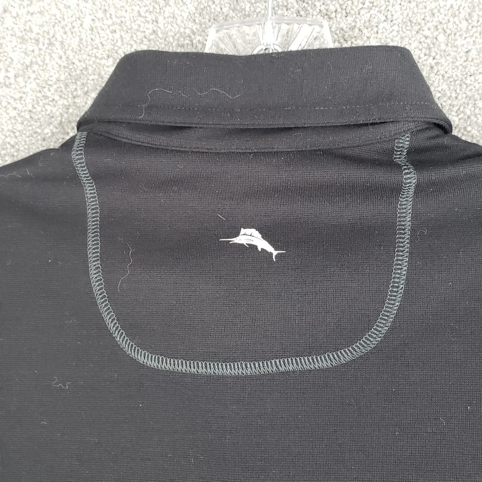 Tommy Bahama Baseball Polo Mens S Black Colorado Rockies MLB Short Sleeve Shirt - Thumbnail 8