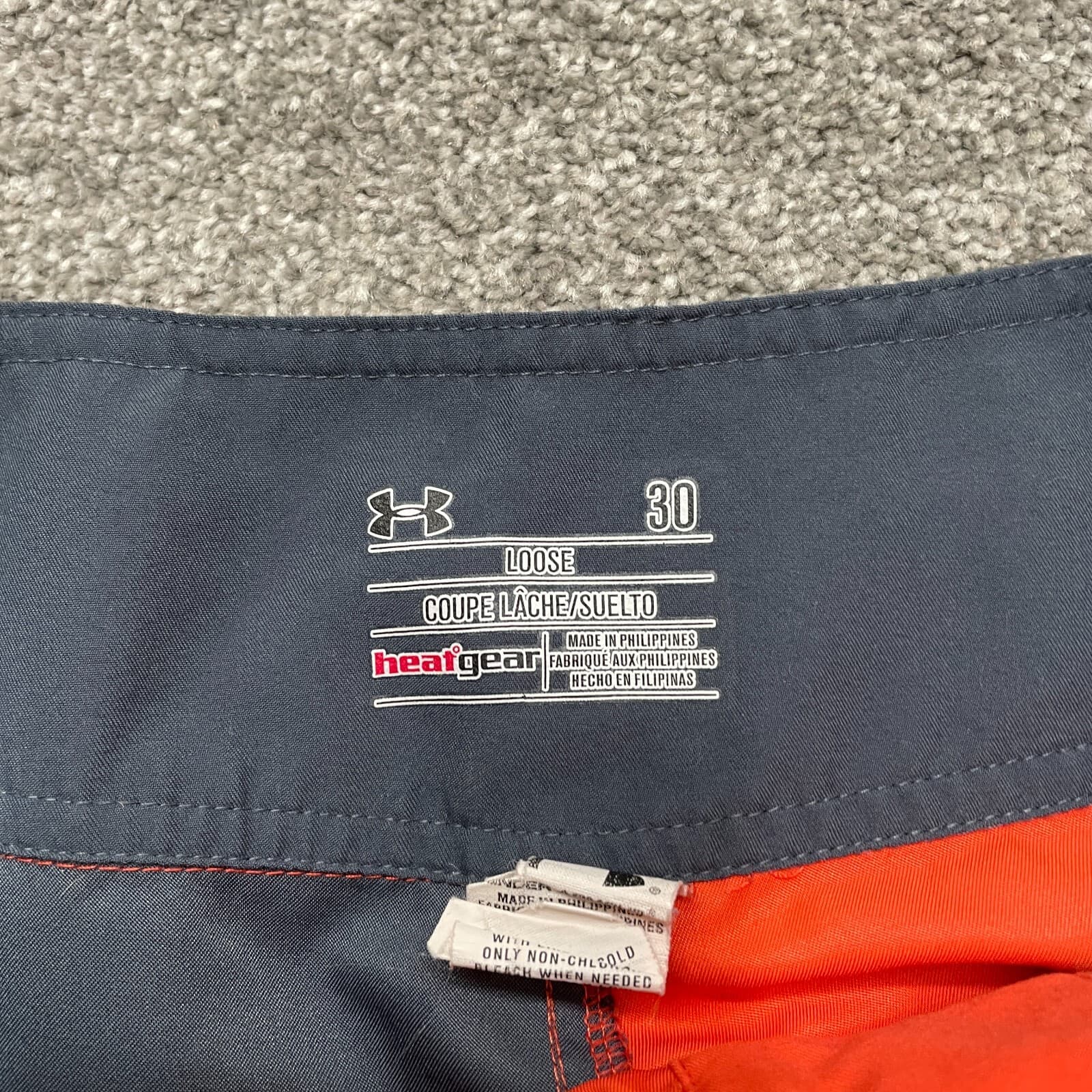 Under Armour Shorts 30 Orange Heatgear Loose Unlined Board Summer 11 In Mens - Thumbnail 4