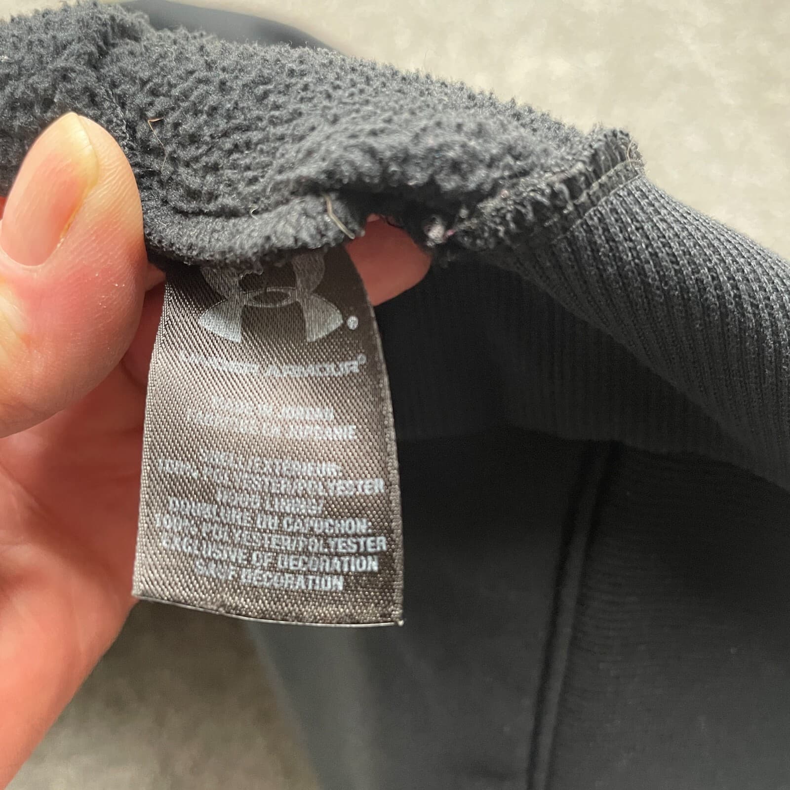 Under Armour Hoodie Womens Small Black Storm Cold Gear Sweatshirt Pullover READ - Thumbnail 8
