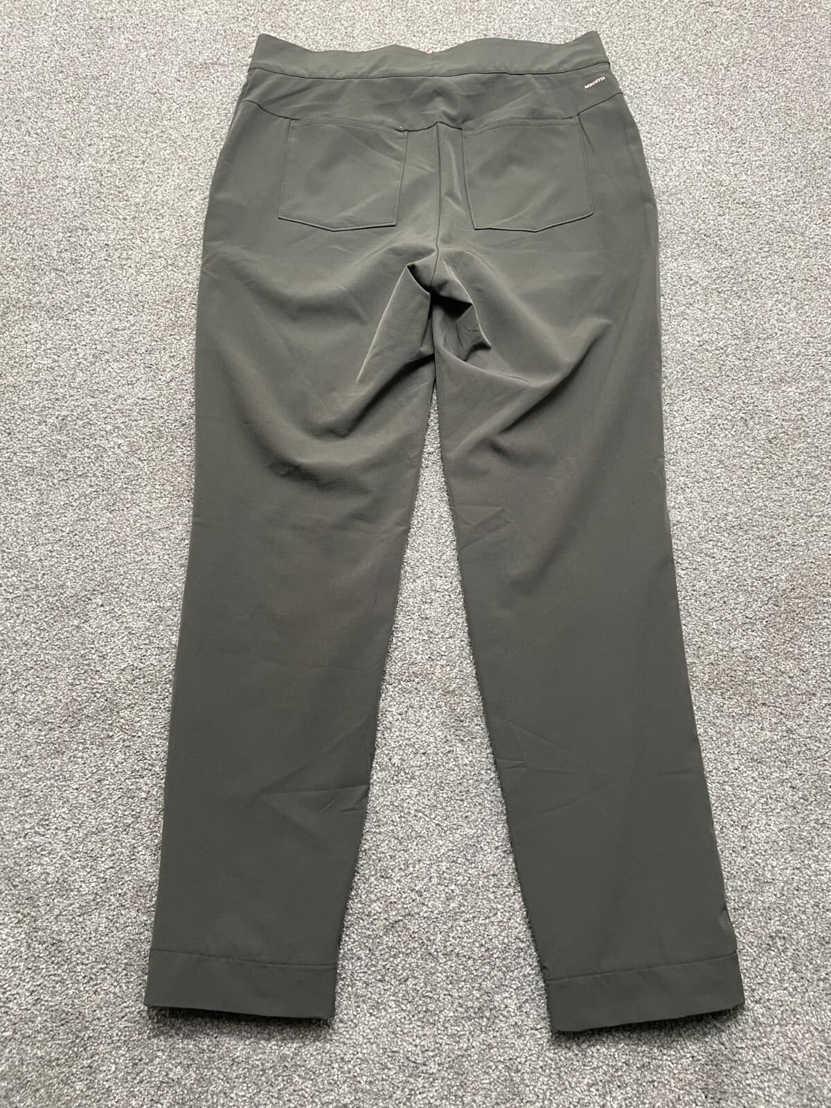 Mondetta Pants Adult 6 Gray Lightweight Casual Active Chino Elastic Waist Ladies - Thumbnail 4