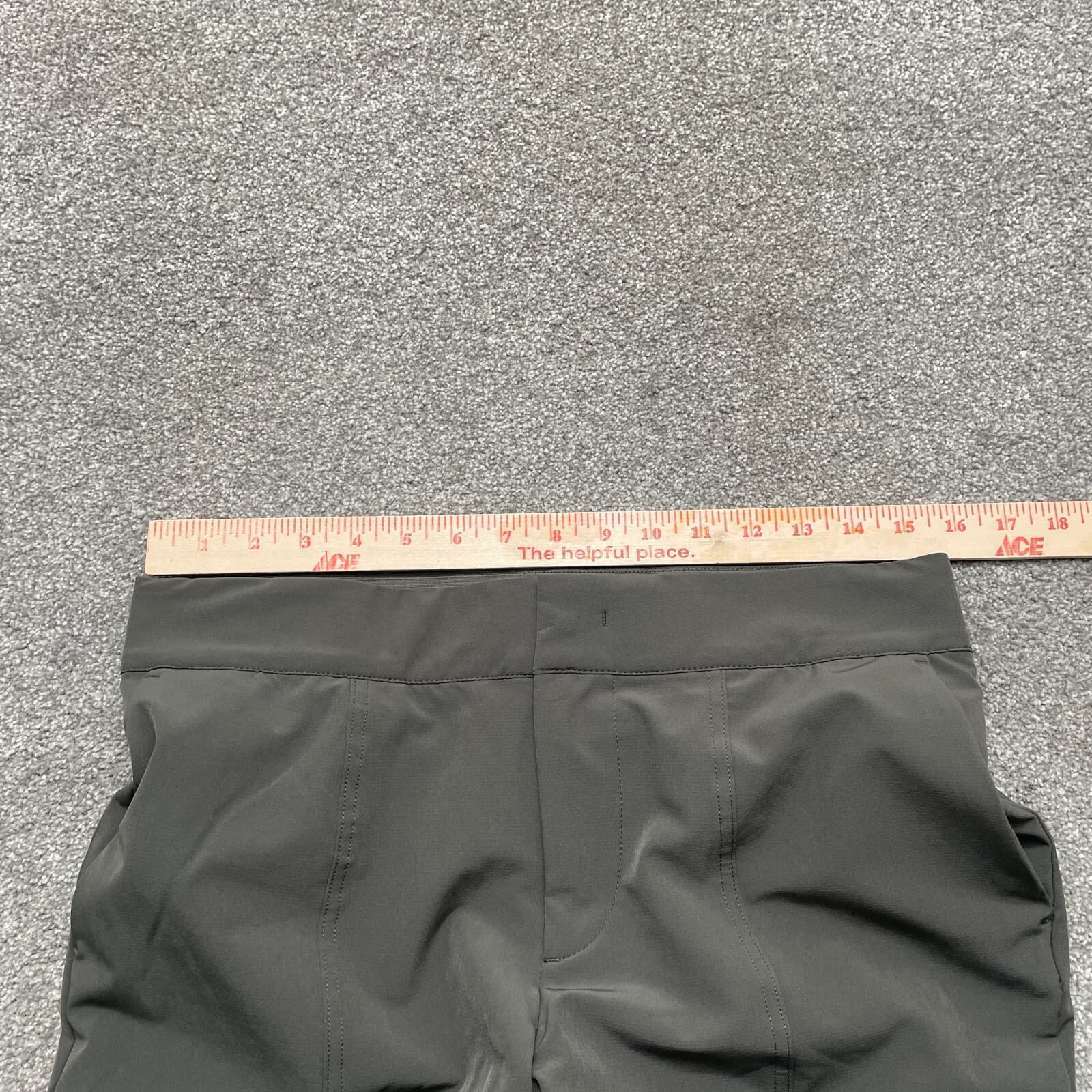 Mondetta Pants Adult 6 Gray Lightweight Casual Active Chino Elastic Waist Ladies - Thumbnail 7