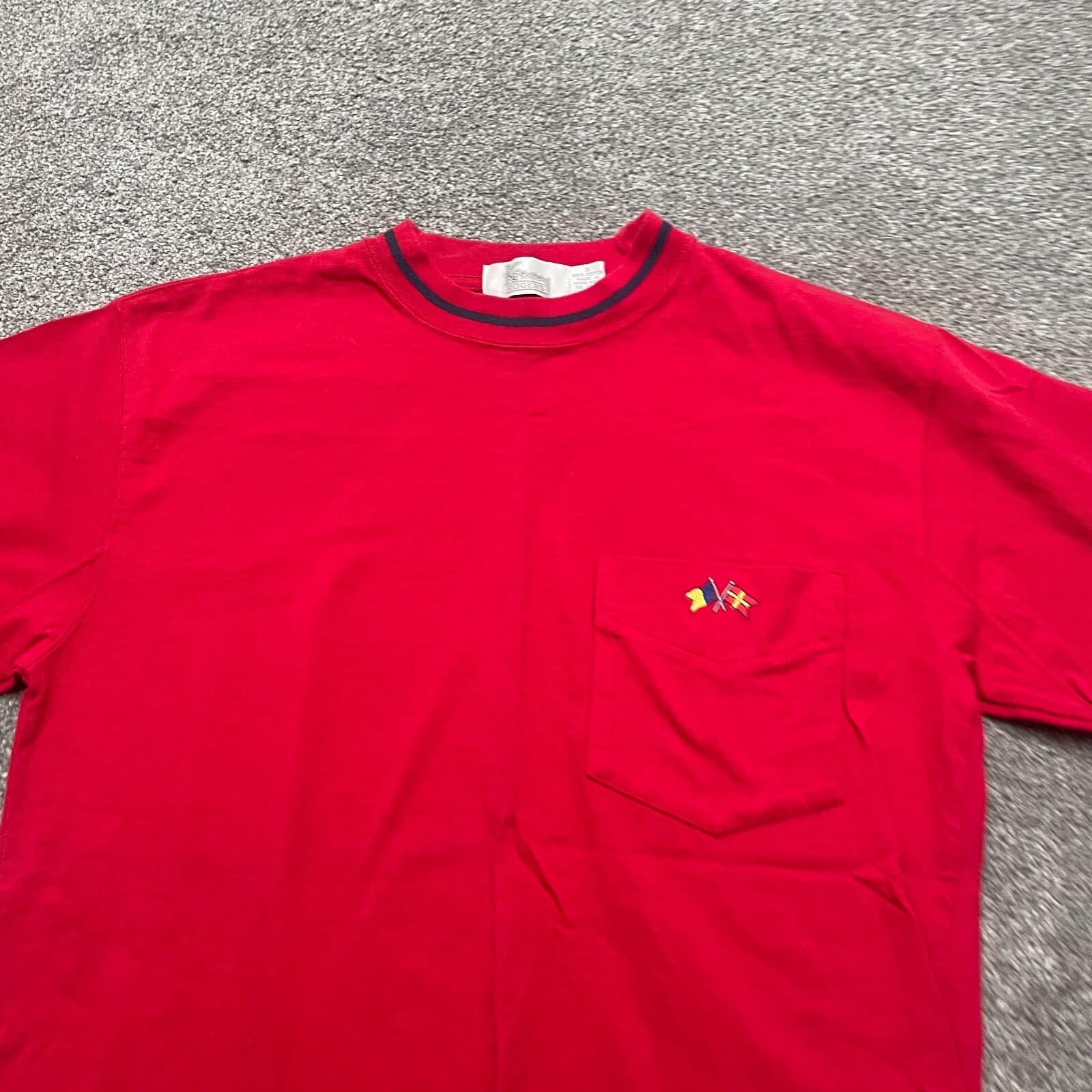 VINTAGE Kenny Rogers Shirt Small Red Country Music Pocket Tee Crew 90s Mens - Thumbnail 2
