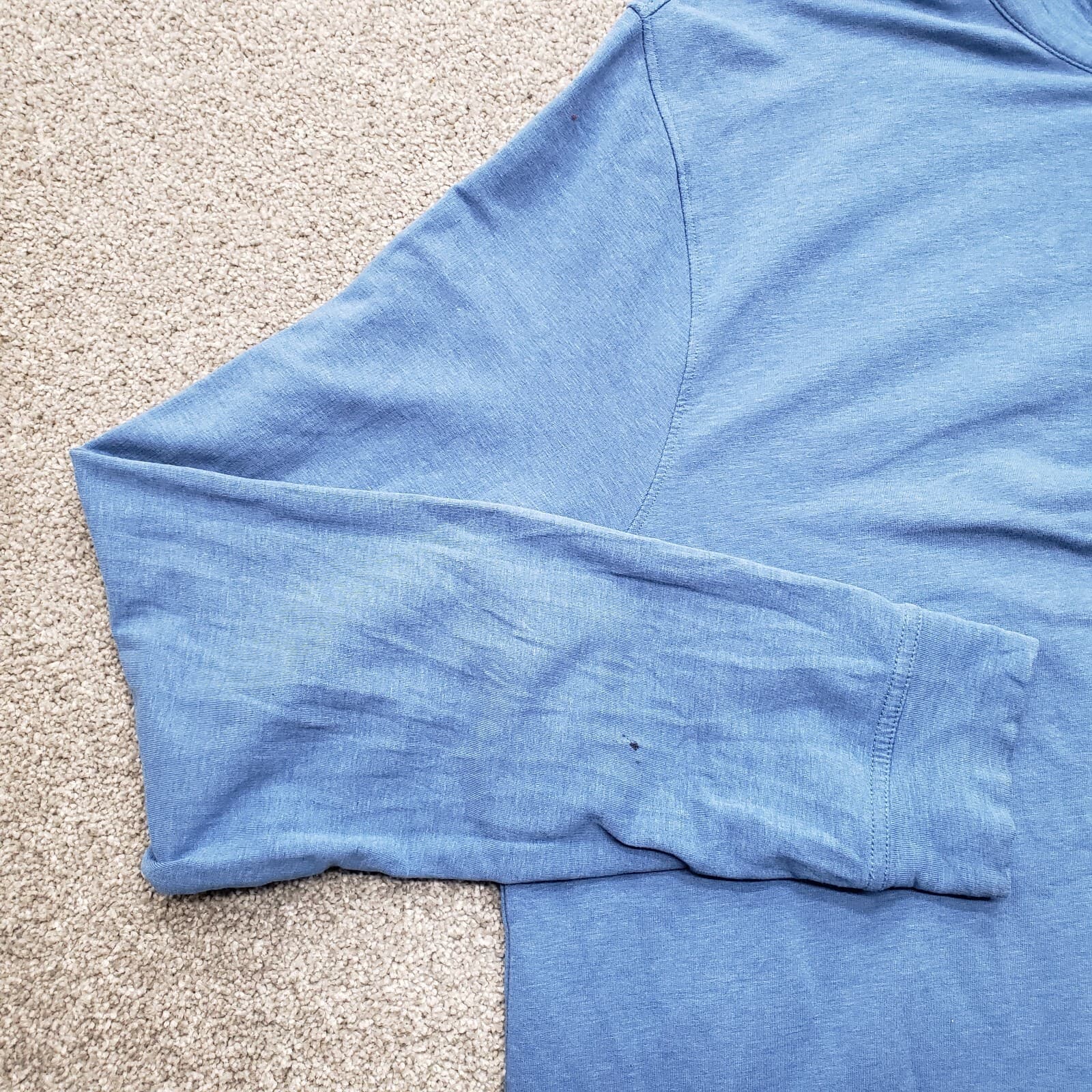 Tasc Sweater Adult Extra Large Blue 1/4 Zip Casual Mens FLAWED - Thumbnail 3