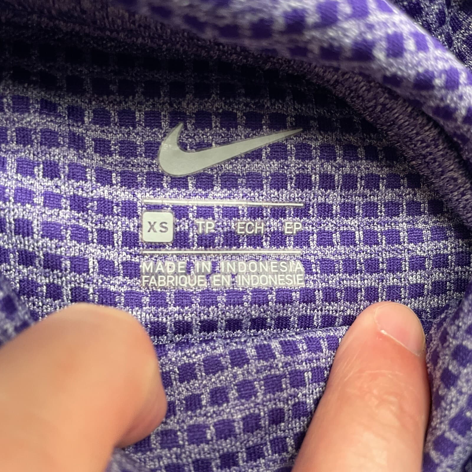 Nike Kansas State Wildcats Pullover Women XS Purple Cowl Neck Fleece 36390X-KS5 - Thumbnail 3