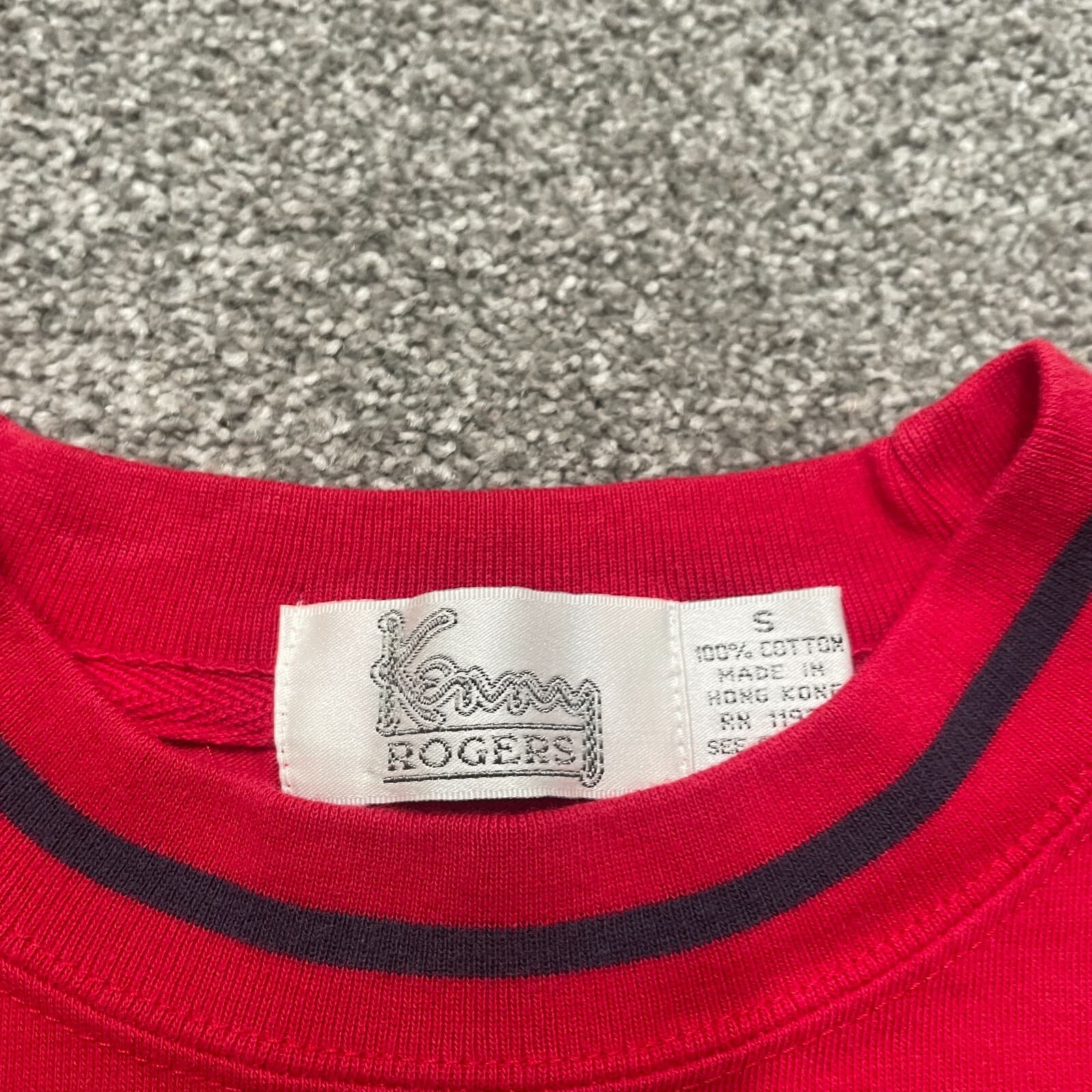 VINTAGE Kenny Rogers Shirt Small Red Country Music Pocket Tee Crew 90s Mens - Thumbnail 3